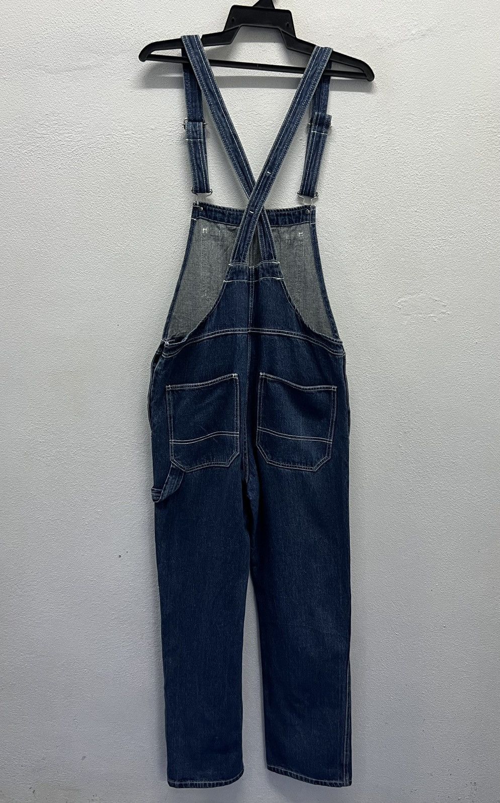 Vintage BEAMS HEART 100% Cotton Denim Overalls – Indigo Blue Size US 33 - 2 Thumbnail