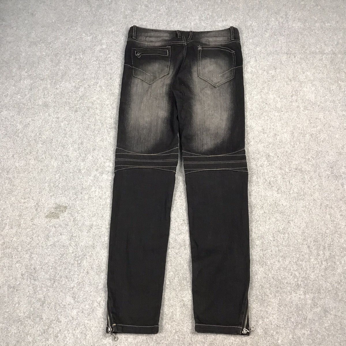 If Six Was Nine × PPFM × Tornado Mart 🔥PPFM BLACK PUNK JAPAN BIKER STYLE DENIM PANTS Size US 32 / EU 48 - 9 Thumbnail