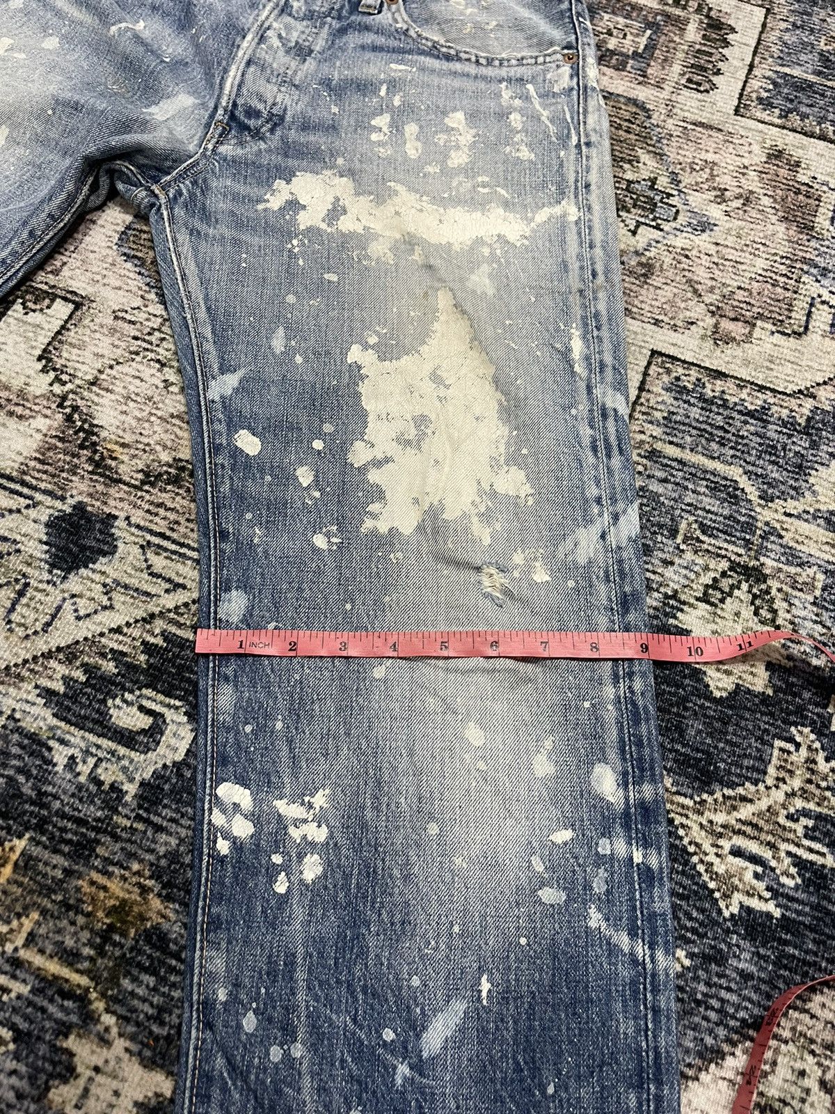 Hysteric Glamour Vintage Hysteric Glamour RNA Selvedge Paint Splash Denim Size US 33 - 18 Thumbnail