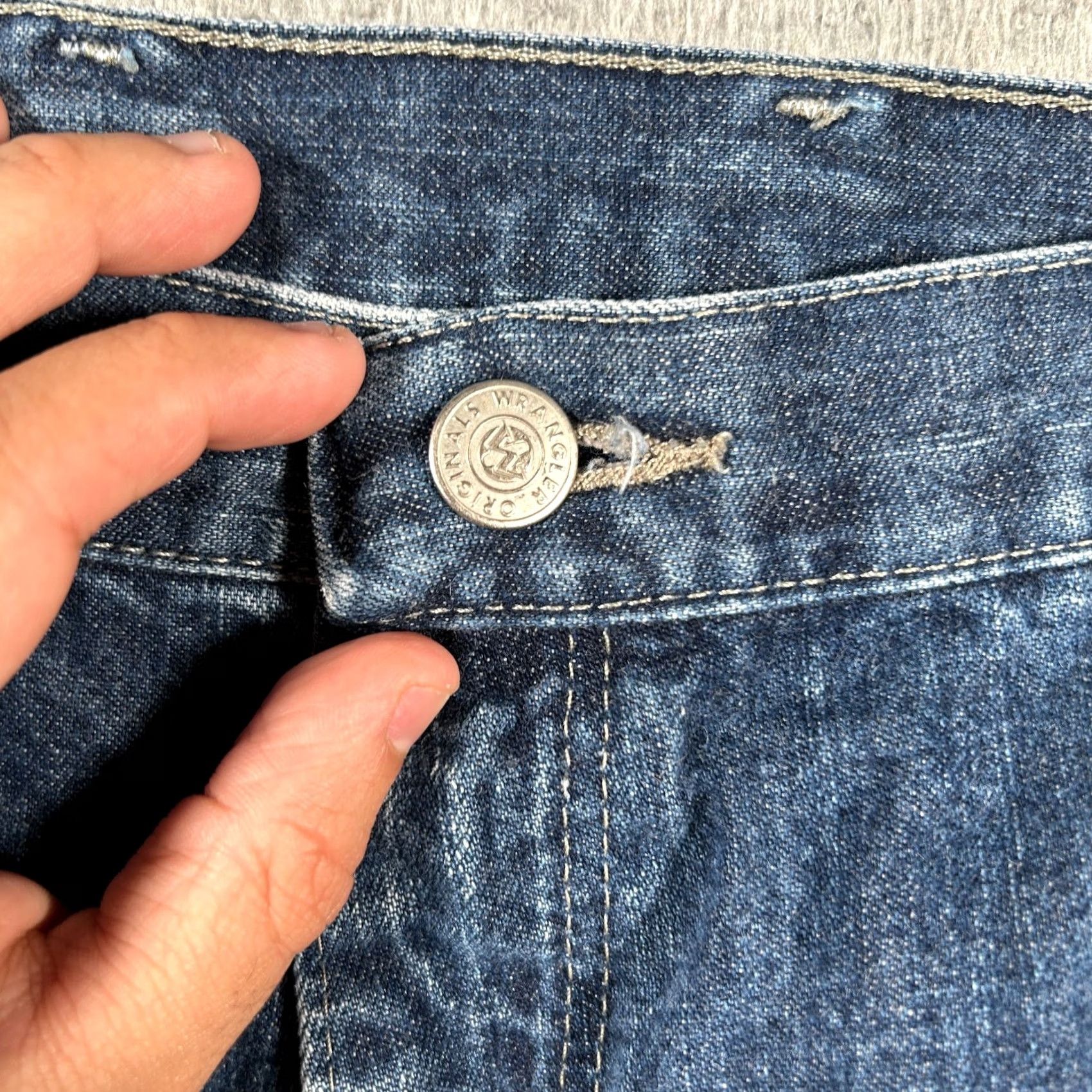 Wrangler VTG Wrangler Hero Carpenter Jeans Men 34x32 Blue Denim Straight Workwear Utility Size US 34 / EU 50 - 4 Thumbnail