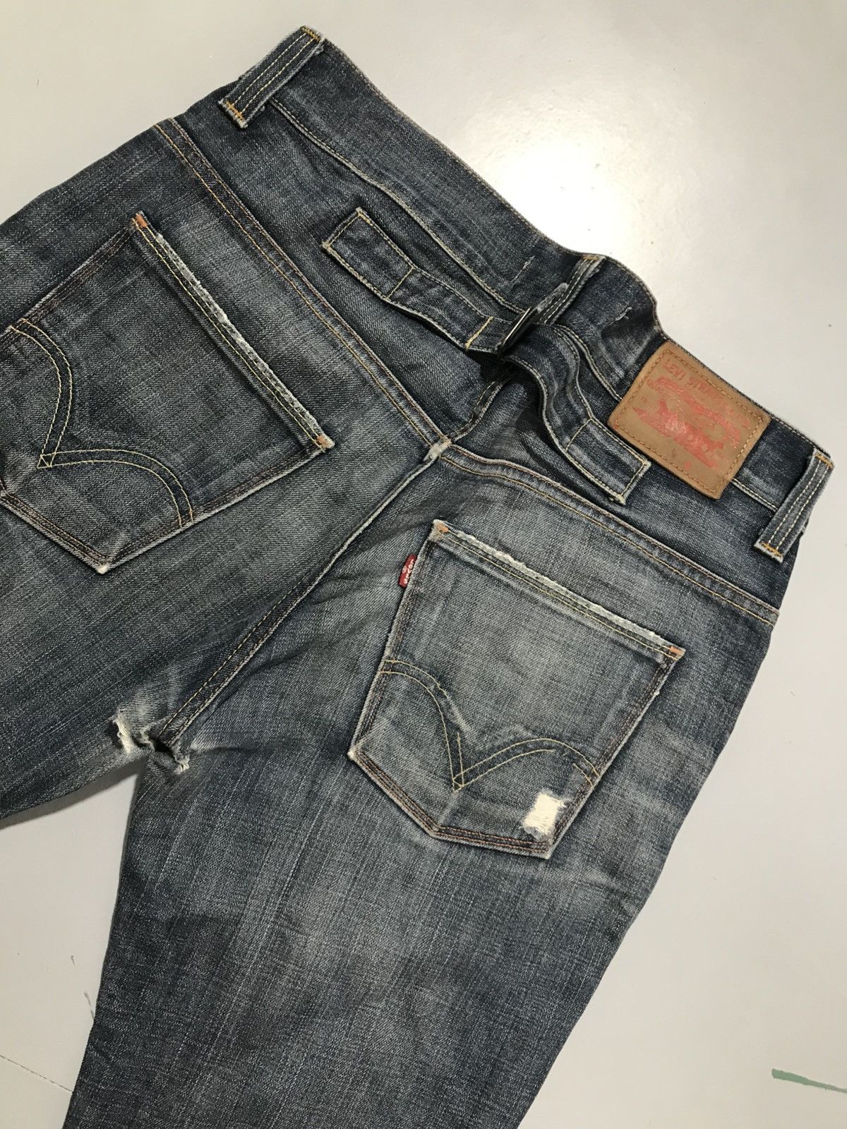 Levi's Vintage Levi’s buckle belt denim Size US 36 / EU 52 - 13 Thumbnail