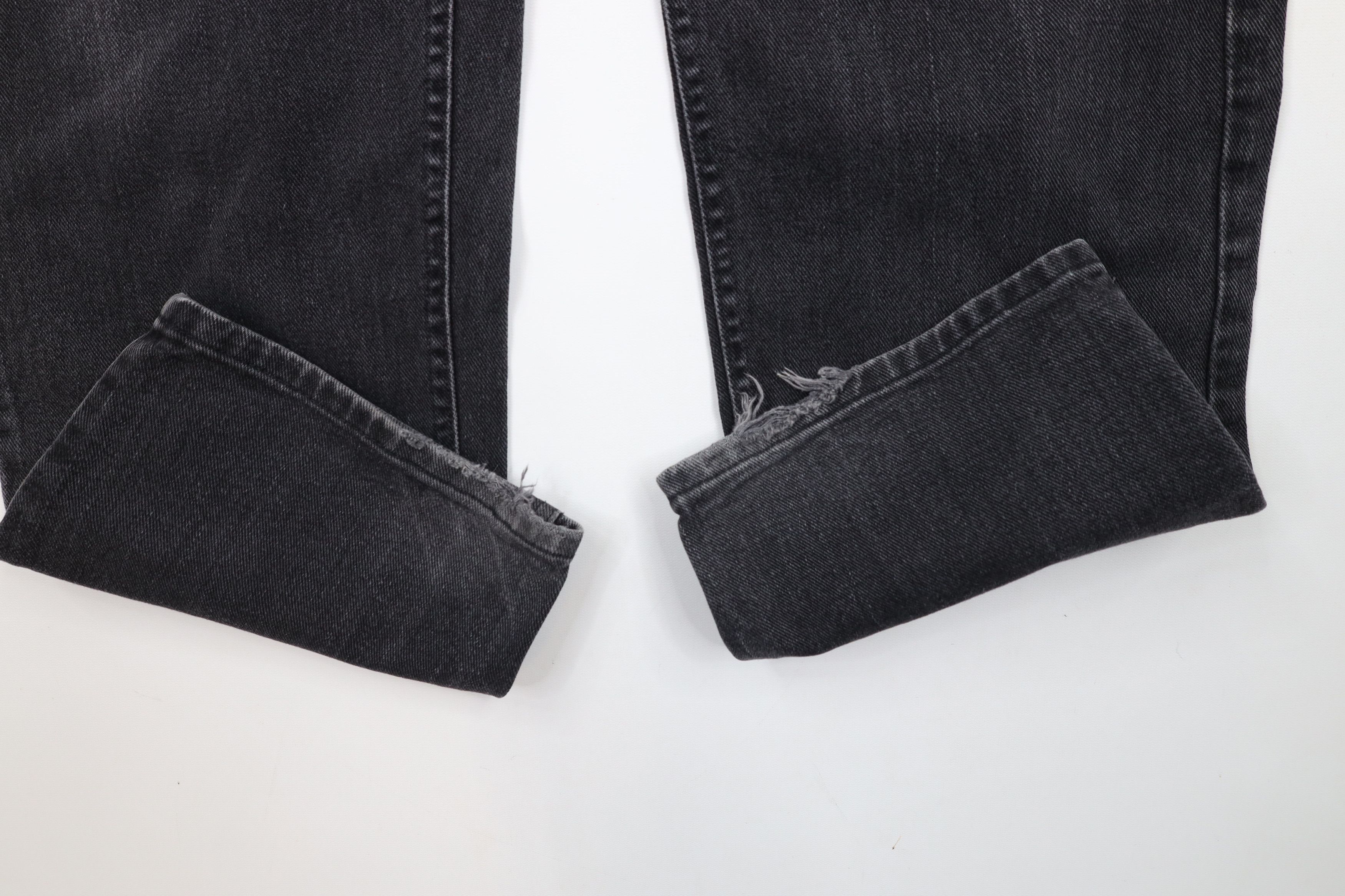Lee × Vintage Vintage 90s Lee Straight Leg Denim Jeans Black Cotton Size US 34 / EU 50 - 5 Thumbnail