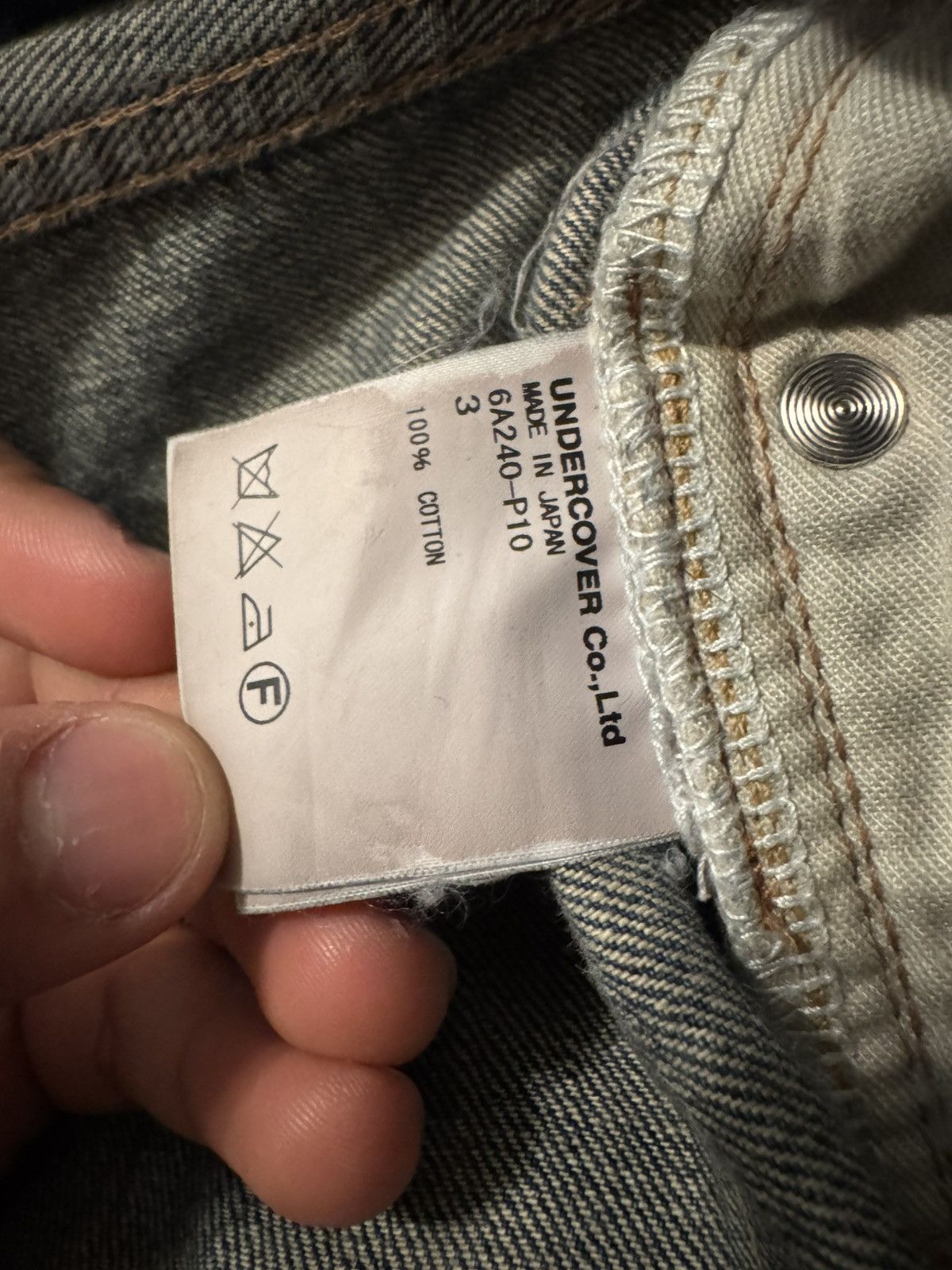 Undercover AW06 Undercover Guruguru Bug denim Size US 32 / EU 48 - 4 Thumbnail