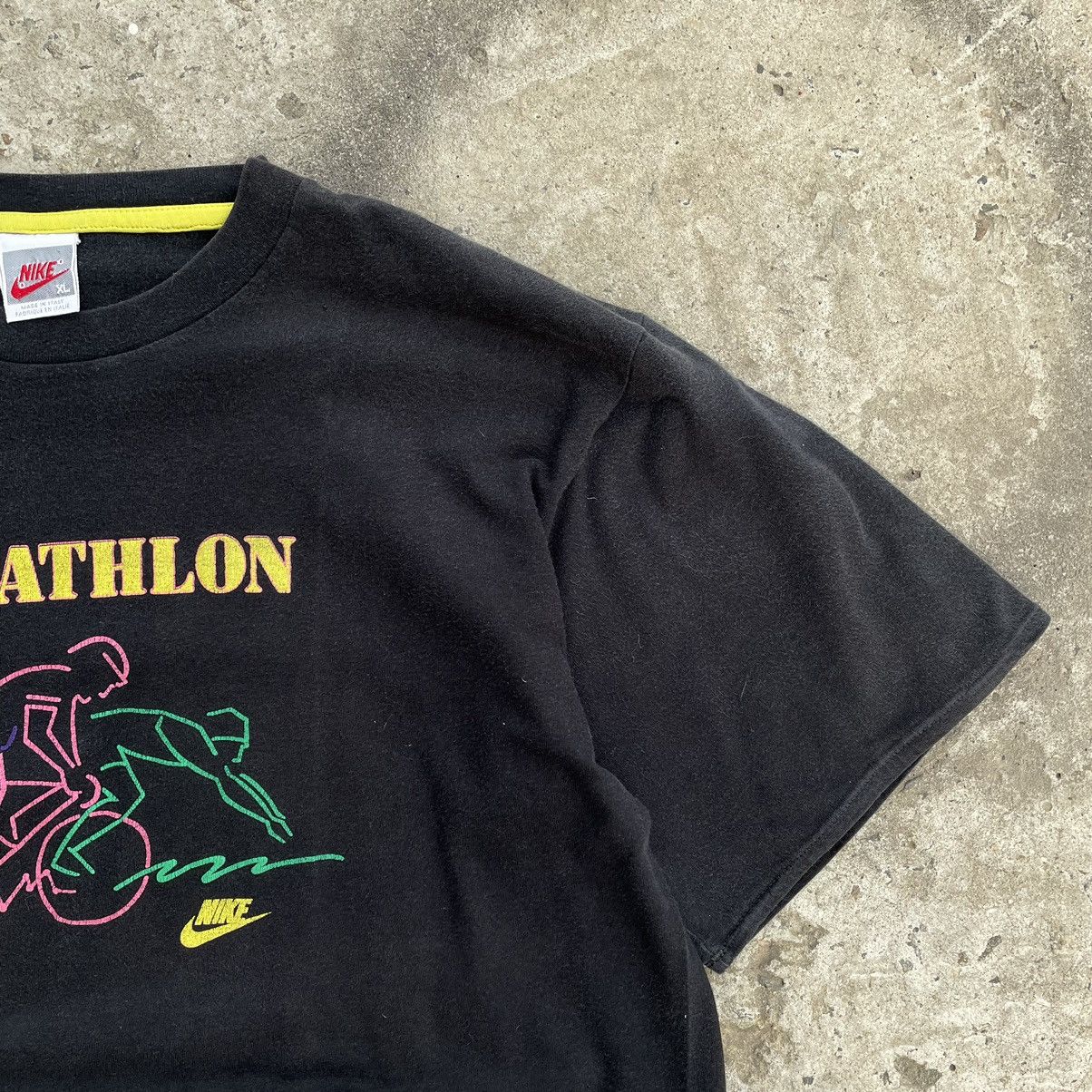 Vintage Vintage Nike Triathlon T-shirts Big Logo 90s Style USA Y2K Size US XL / EU 56 / 4 - 8 Thumbnail