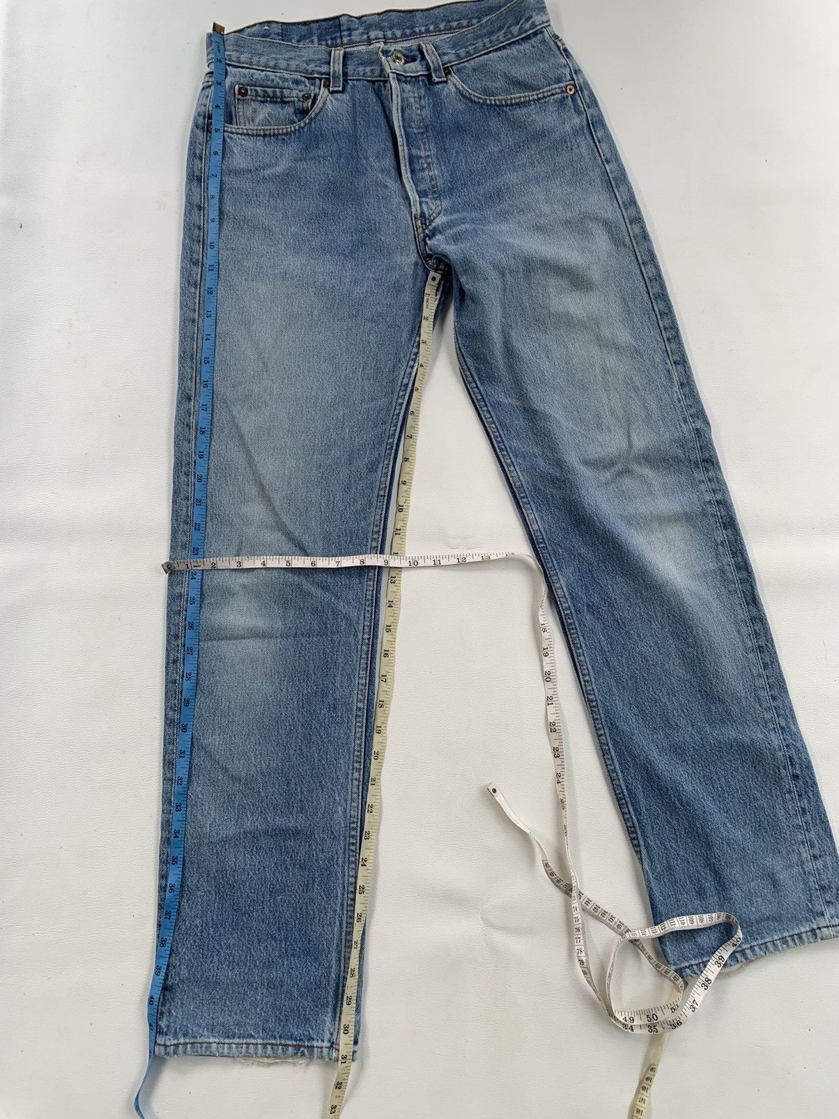 Levi's Vintage Clothing Levi’s 501 Made in USA Vintage Distressed Pants Jeans Size US 32 / EU 48 - 11 Thumbnail