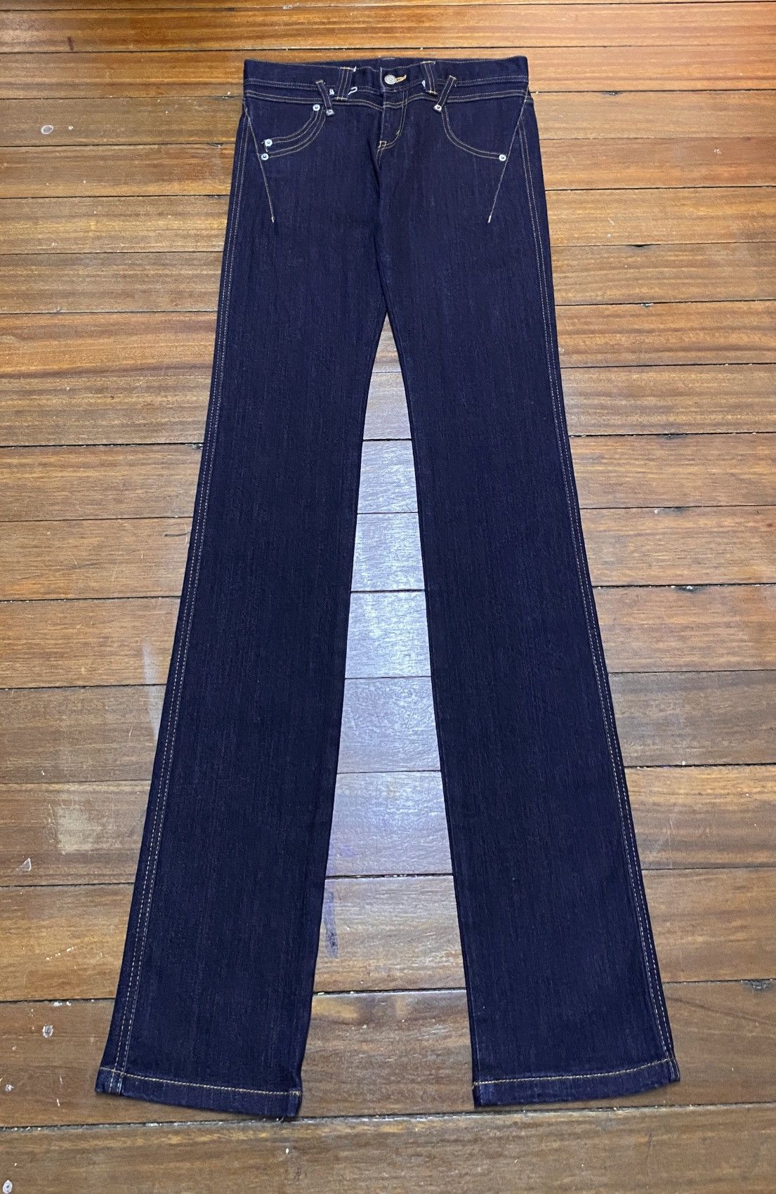 14th Addiction Rare Design Vintage Japanese Brand Tornado Mart Jeans 2000s Size US 31 - 1 Thumbnail