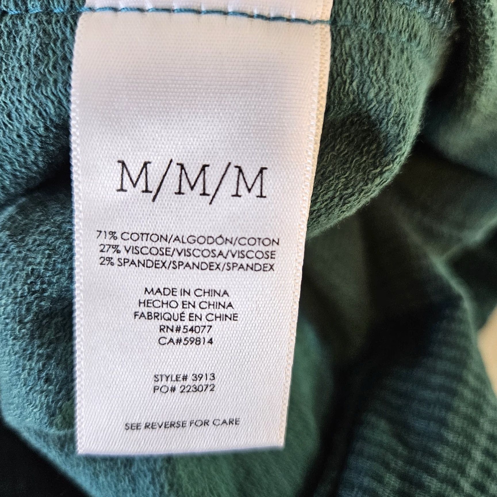 Vintage Cabi Lennon Jacket Womens M Green Teal Military Cotton Blend Jacket Size M / US 6-8 / IT 42-44 - 5 Thumbnail