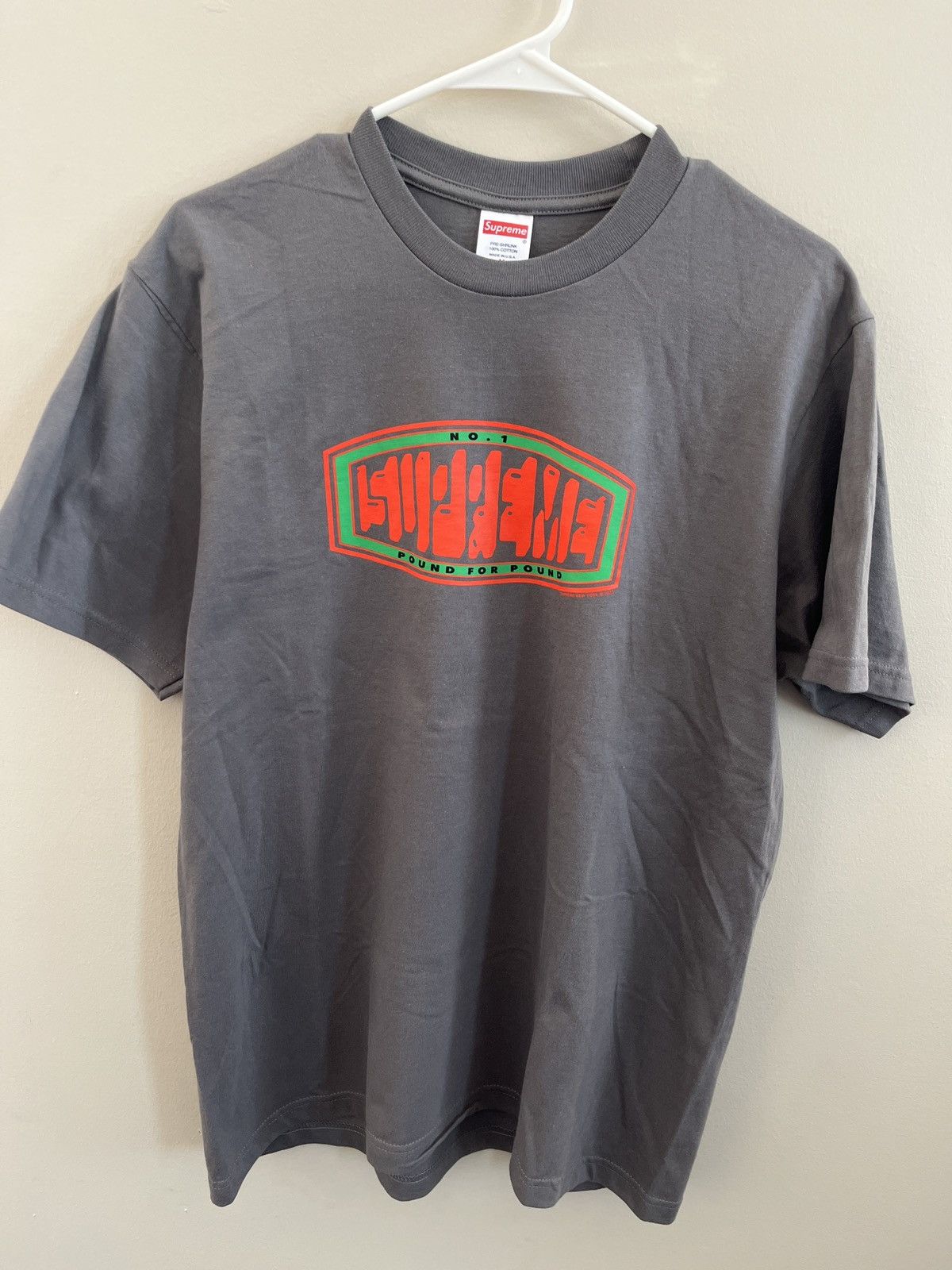 Supreme Supreme Pound Tee Charcoal M Size US M / EU 48-50 / 2 - 1 Thumbnail