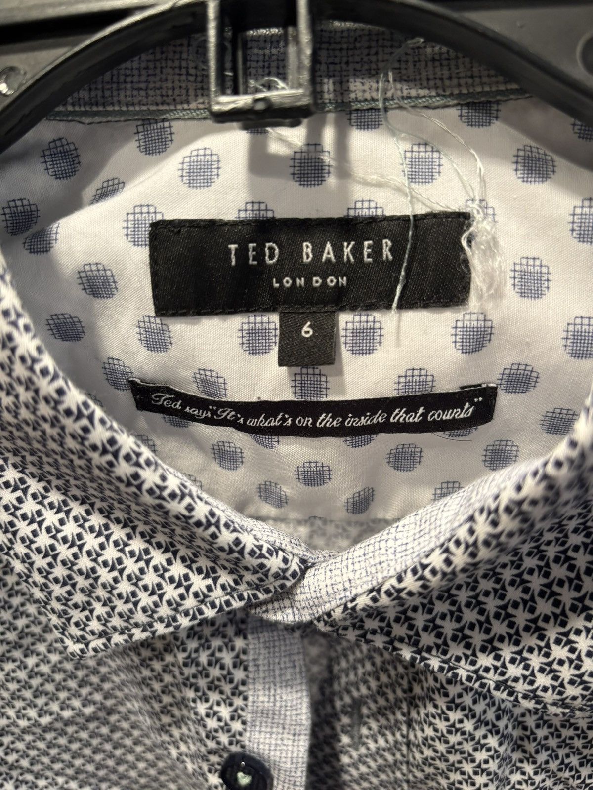 Ted Baker Ted Baker London White Button Down Shirt XXL Size US XXL / EU 58 / 5 - 3 Thumbnail
