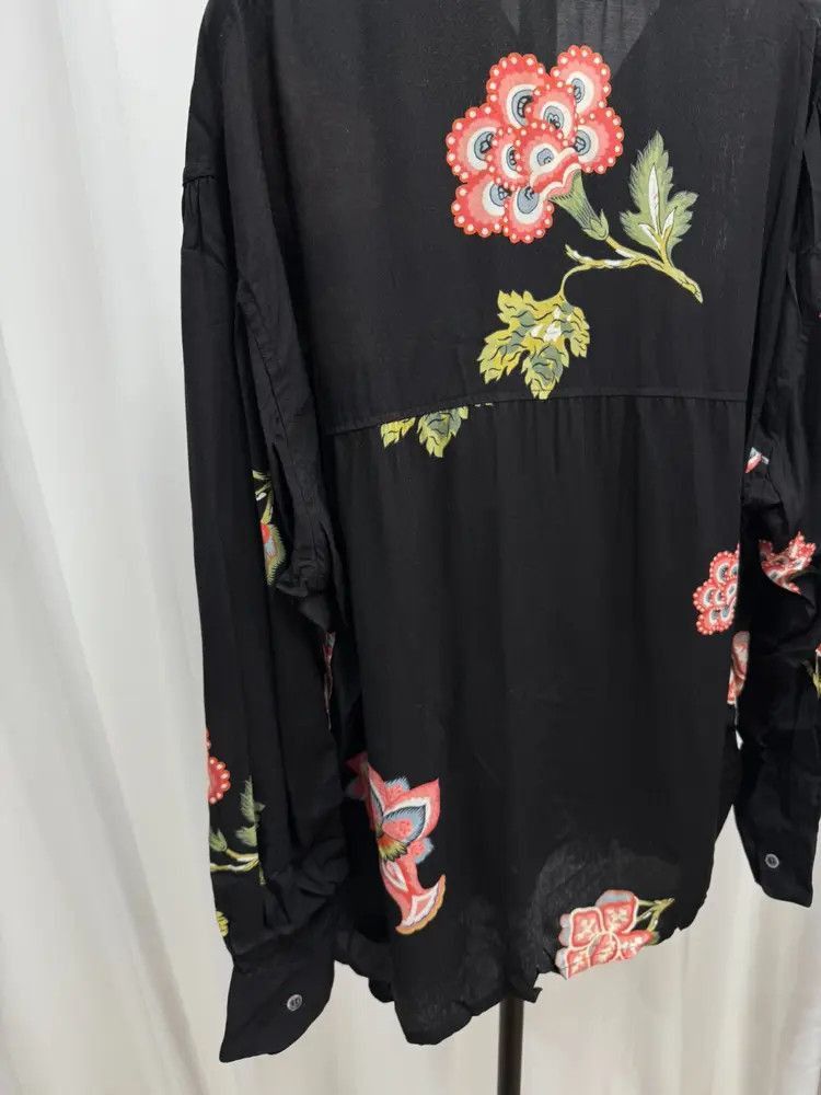 Yohji Yamamoto Sz 3 Yohji Yamamoto Y's Flower Print Shirt-2505 Size US L / EU 52-54 / 3 - 5 Thumbnail