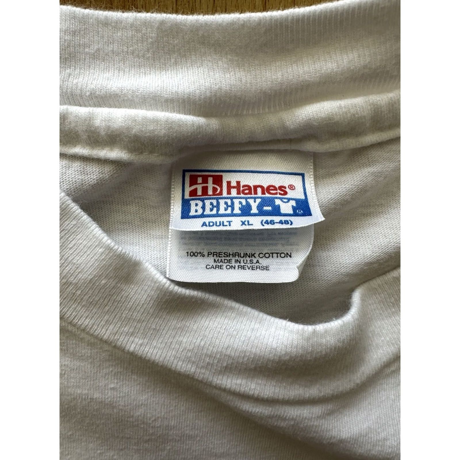Hanes VINTAGE Disney Blizzard Beach Grand Opening No Fooling T-shirt Size XL White 90s Mens Size US XL / EU 56 / 4 - 4 Thumbnail