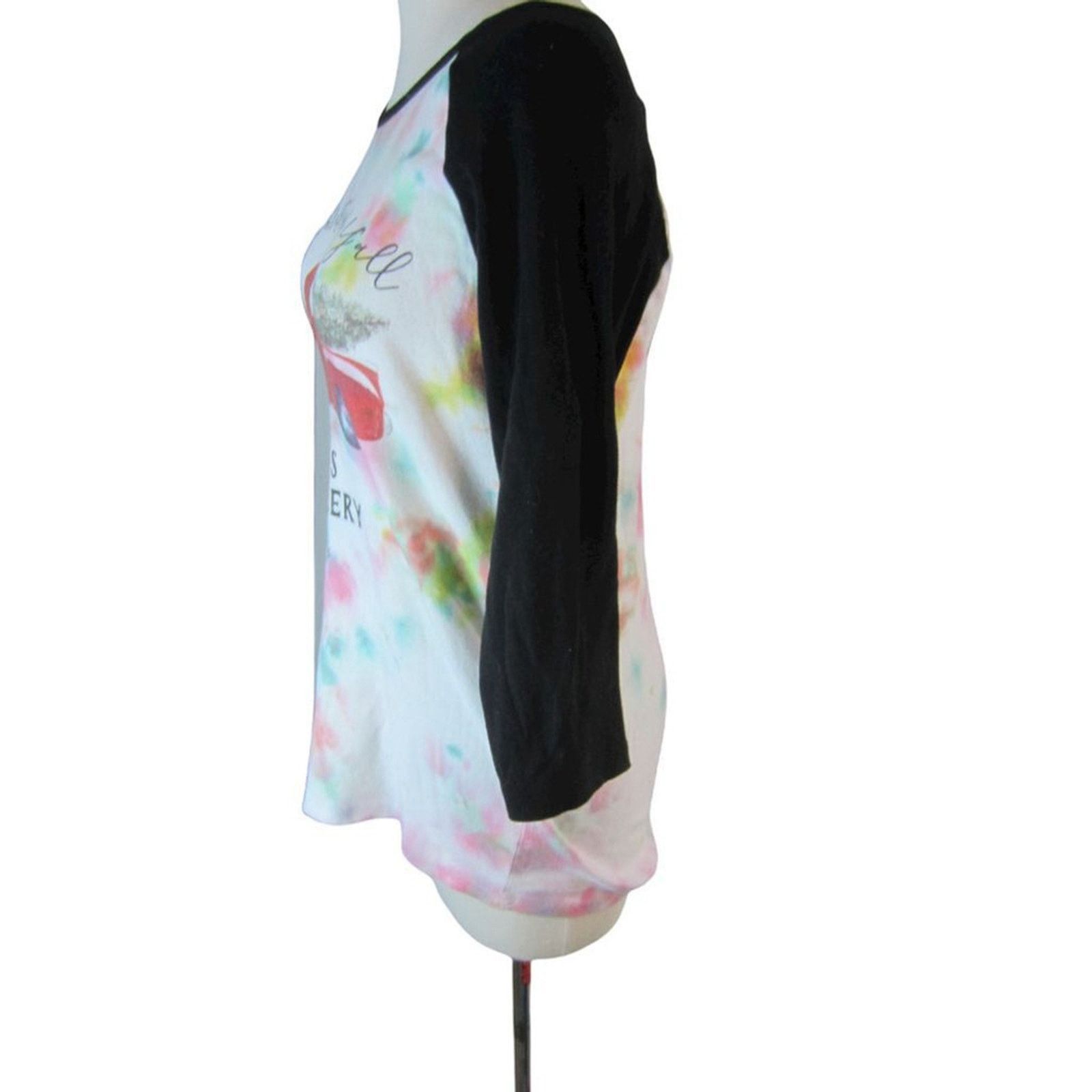 Handmade Retro Holiday Tie Dye Baseball Tee Bella Canvas M Size M / US 6-8 / IT 42-44 - 12 Thumbnail