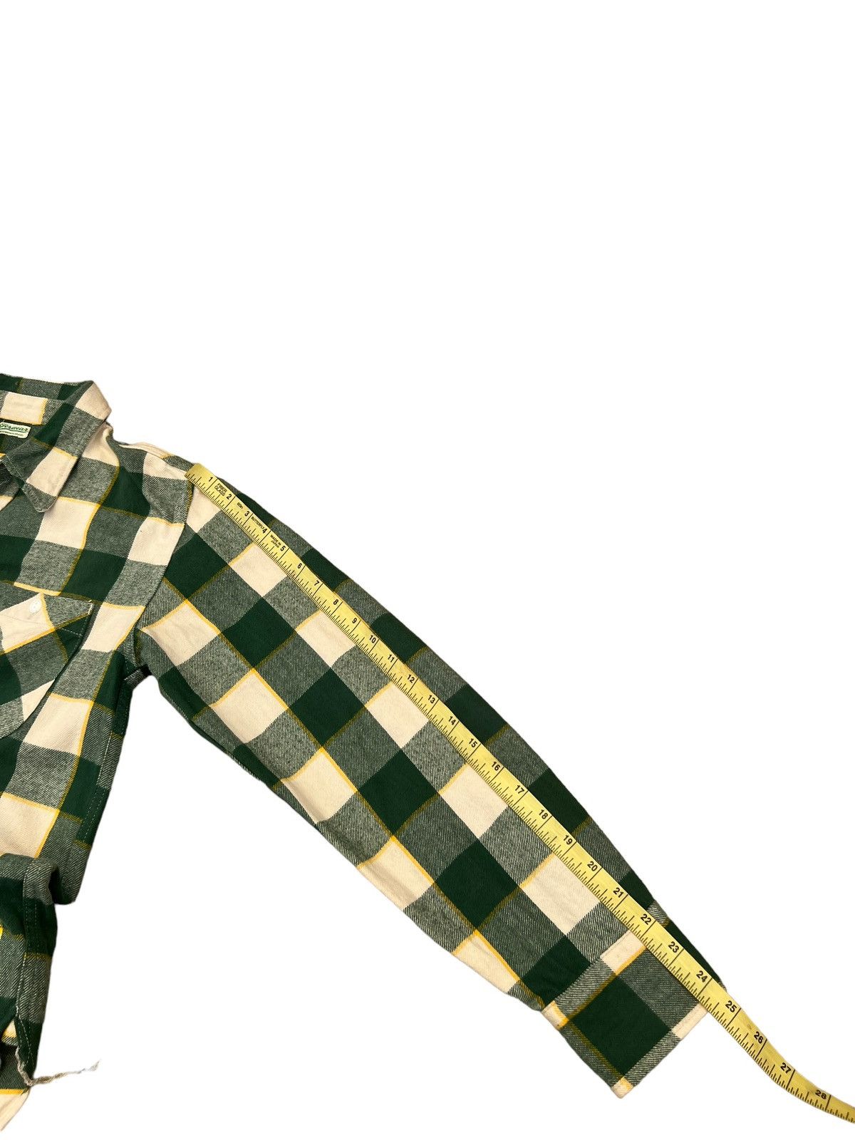 Japanese Brand Masterpiece Brand Japan Checked Gusset Flannel Work Shirt Size US M / EU 48-50 / 2 - 4 Thumbnail