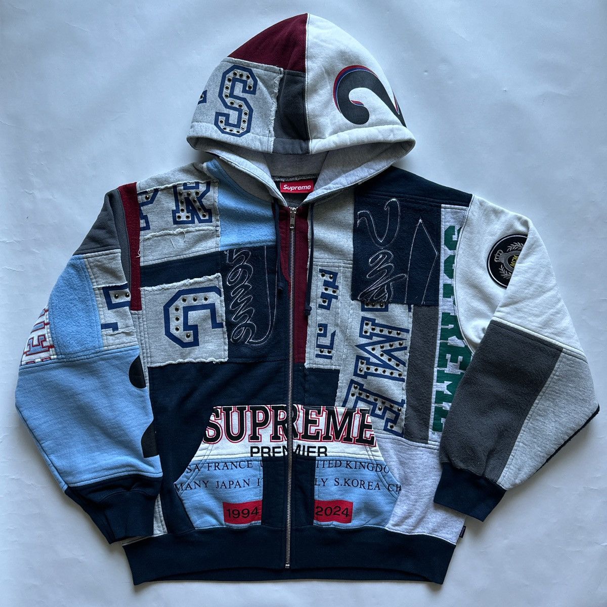Blackmeans × Supreme Supreme x Blackmeans Patchwork Zip