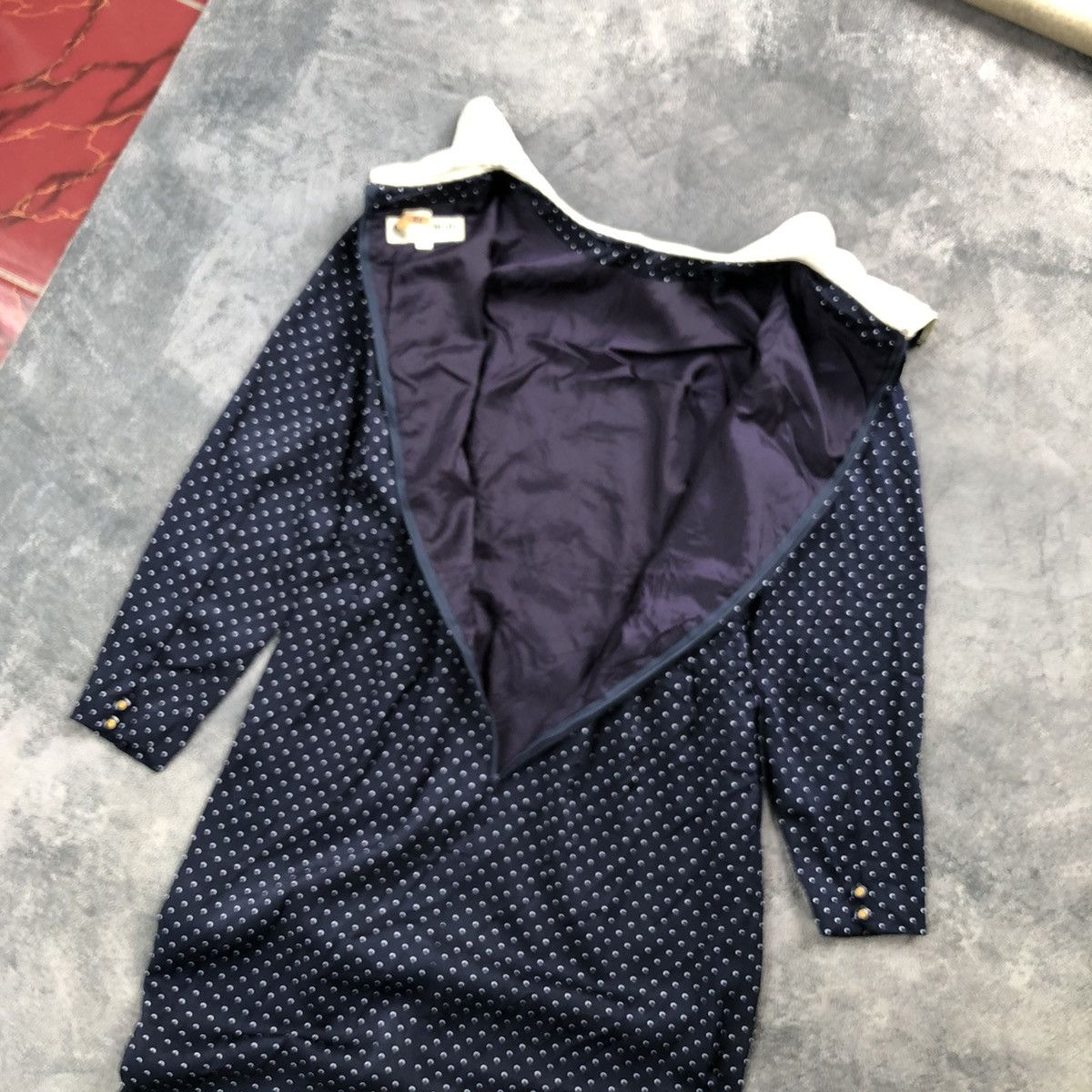 Hanae Mori Vintage HANAE MORI New York Print Silk Dress Size M / US 6-8 / IT 42-44 - 8 Thumbnail