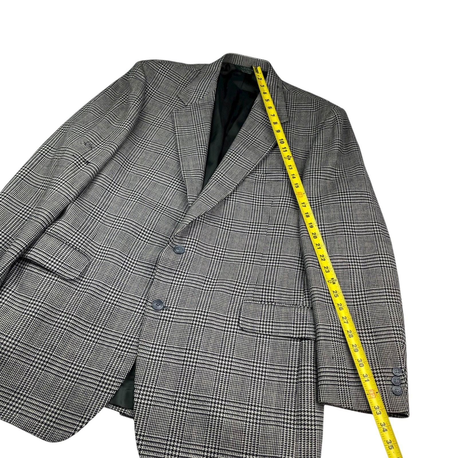 Nordstrom VTG Nordstrom x Broadmoor & Pike Men's 100% Wool Blazer Gray Size 46L - 11 Thumbnail
