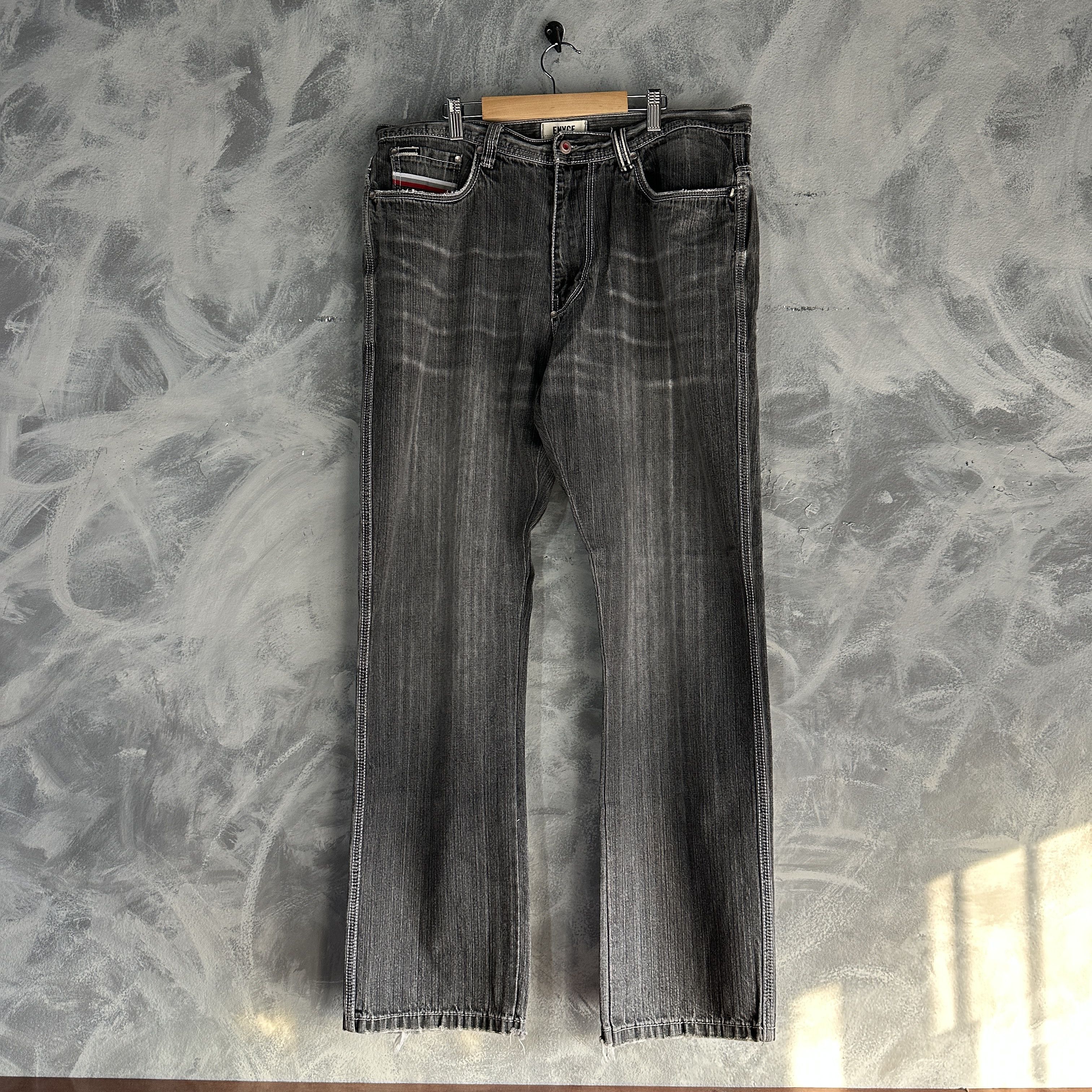 Enyce Enyce Baggy Jeans Mens Size 36 Black Faded With Red Y2K Size US 36 / EU 52 - 1 Thumbnail