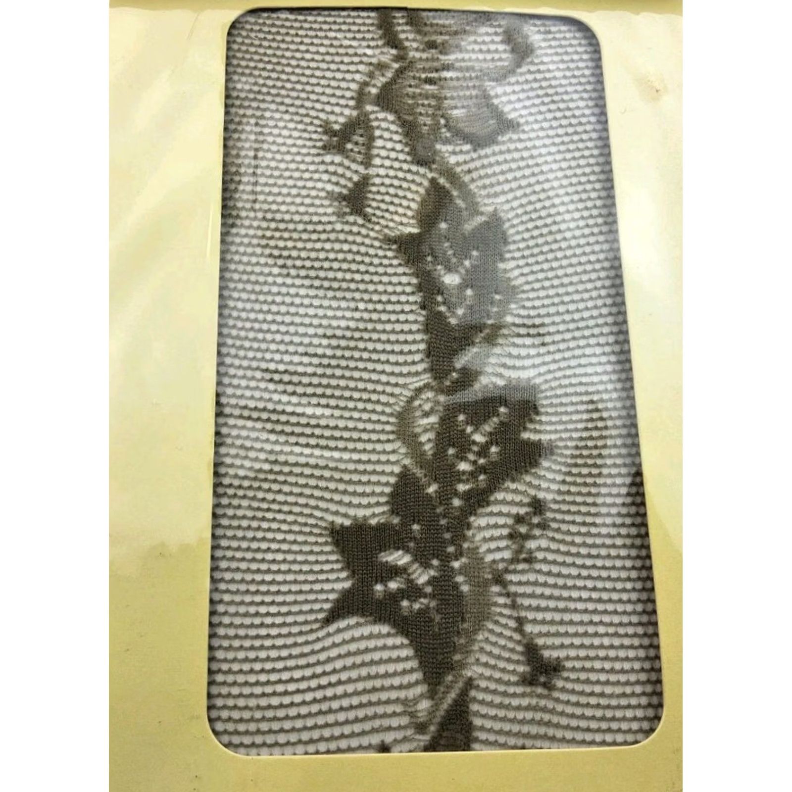 Valentino VINTAGE Valentino Pantyhose Tights Lace Pattern Women M Taupe 85-98cm 150-165cm Size 32" / US 10 / IT 46 - 2 Thumbnail