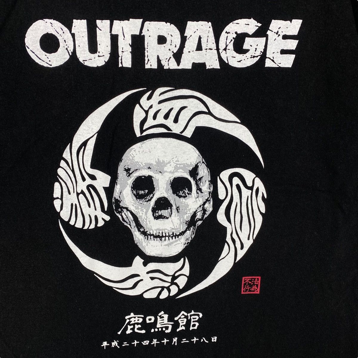 Band Tees × Vintage Vintage 00's OUTRAGE Japanese Thrash Metal Band Graphic Tee Size US L / EU 52-54 / 3 - 2 Thumbnail