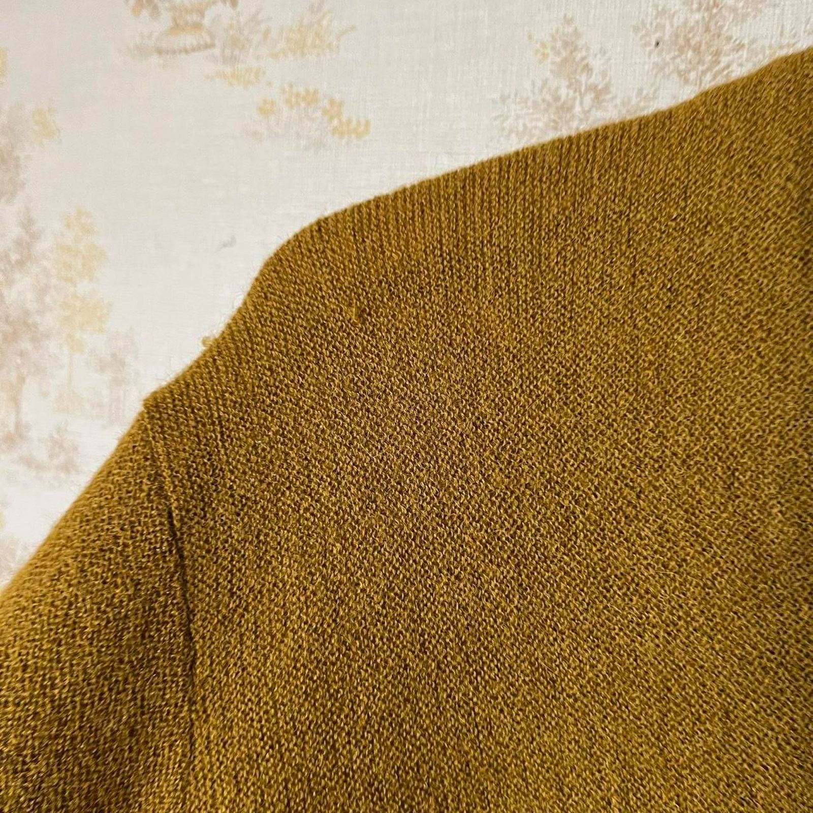 Jantzen 1970s Prep Golf Cardigan | "Three Under" Mustard Knit | M Size US M / EU 48-50 / 2 - 6 Thumbnail
