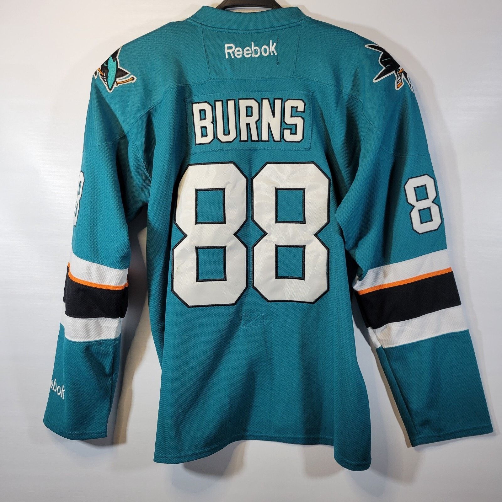 Reebok REEBOK JERSEY CCM SAN JOSE SHARKS NHL BURNS 88 CENTER ICE 50 Size US XXL / EU 58 / 5 - 6 Thumbnail