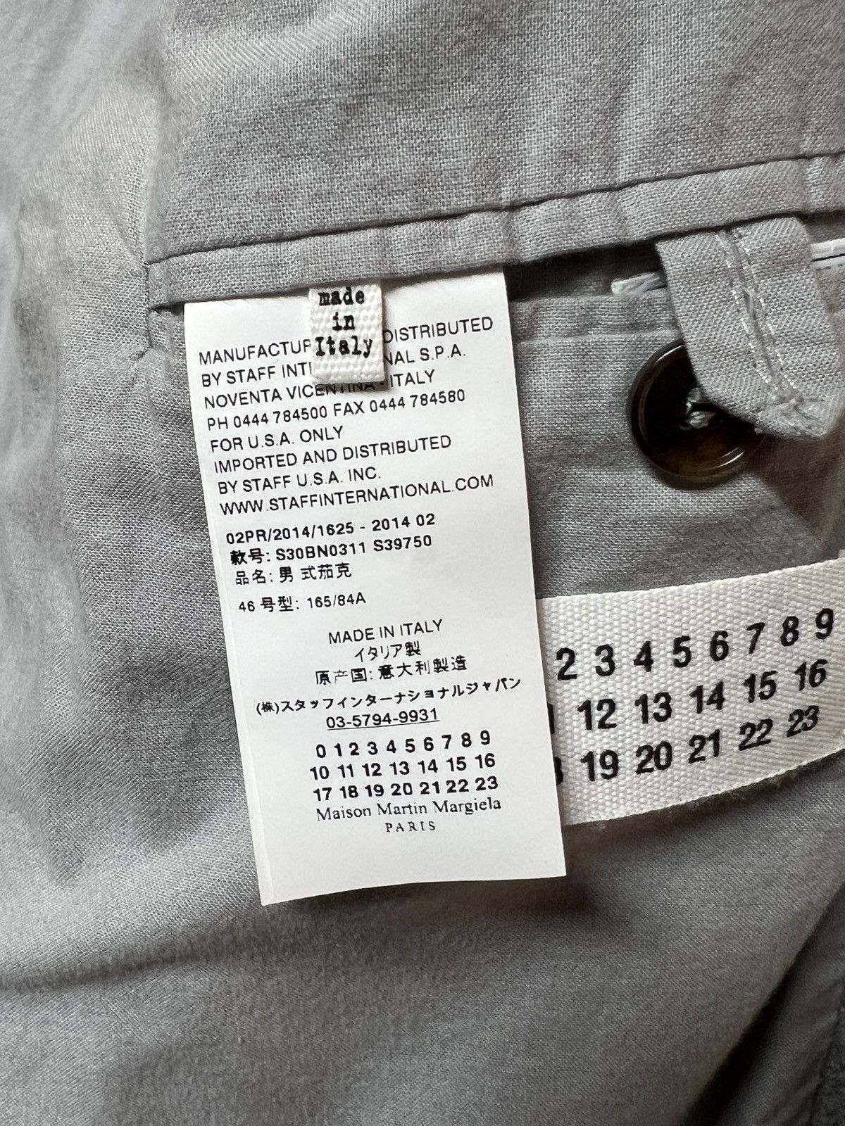 Maison Margiela 14AW blazer Version of grey Size 46R - 12 Thumbnail