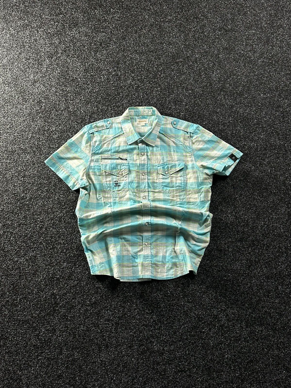 Diesel × Vintage VNTG Diesel Avant-garde Shirt 90s very rare Streetwear Size US XL / EU 56 / 4 - 1 Thumbnail