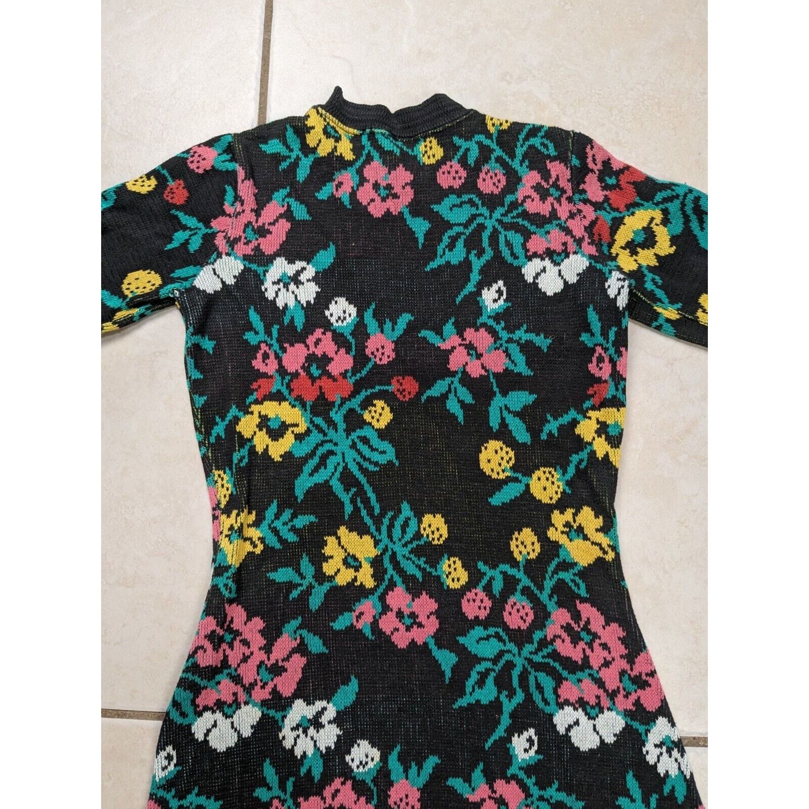 Betsey Johnson Betsey Johnson Alley Cat Sweater Dress Long Sleeve Floral Size M / US 6-8 / IT 42-44 - 20 Thumbnail