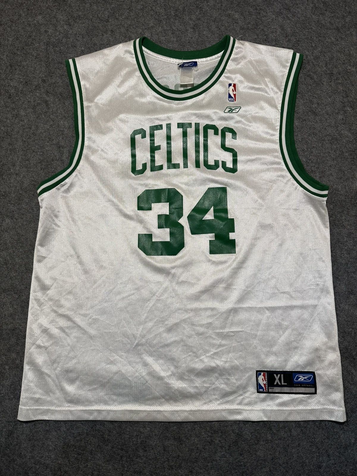 Reebok vintage Reebok Boston Celtics Paul Pierce #34 white jersey. Size US XL / EU 56 / 4 - 1 Thumbnail