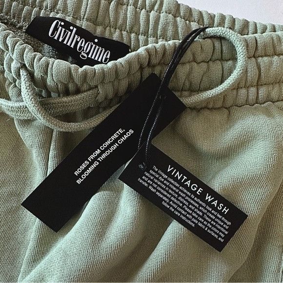 Civil Regime Civil Active Vintage Wash Green Relaxed Athletic / Sweat Sho Size 28" / US 6 / IT 42 - 8 Thumbnail
