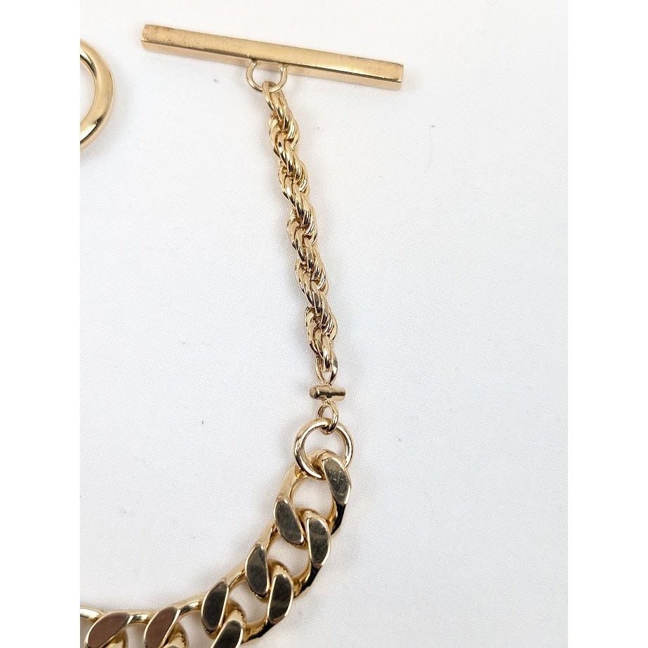Bottega Veneta o1rshd1 Size:M / Gold Finish Sterling Silver Bracelet Yellow Size ONE SIZE - 9 Thumbnail
