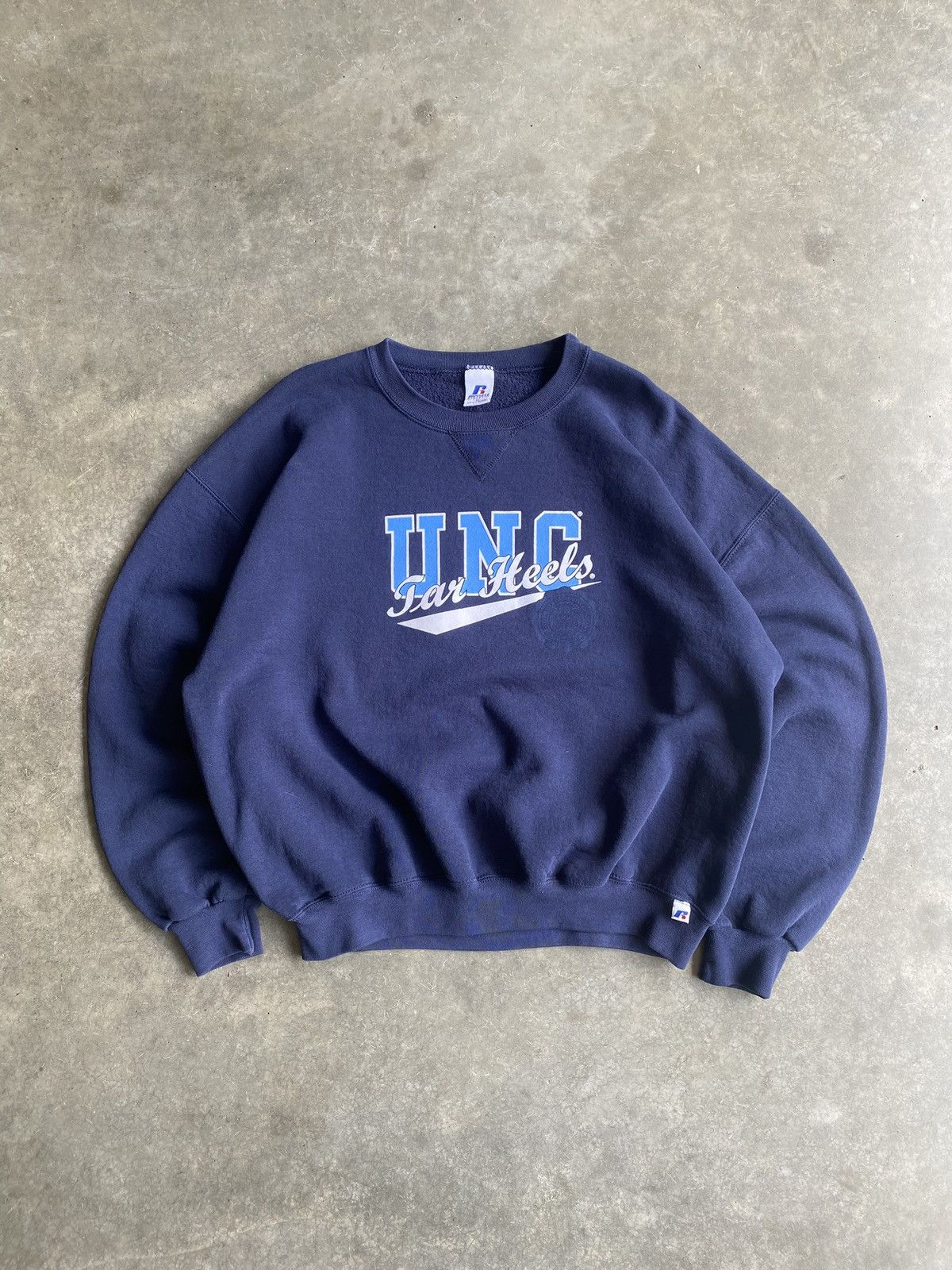 Russell Athletic Vintage UNC Tar Heels Russell Athletics Crewneck Size US XL / EU 56 / 4 - 1 Thumbnail