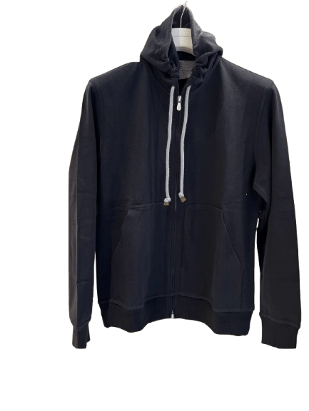 Brunello Cucinelli o1w1db10125 Zip Cardigan in Black Size US S / EU 44-46 / 1 - 1 Thumbnail