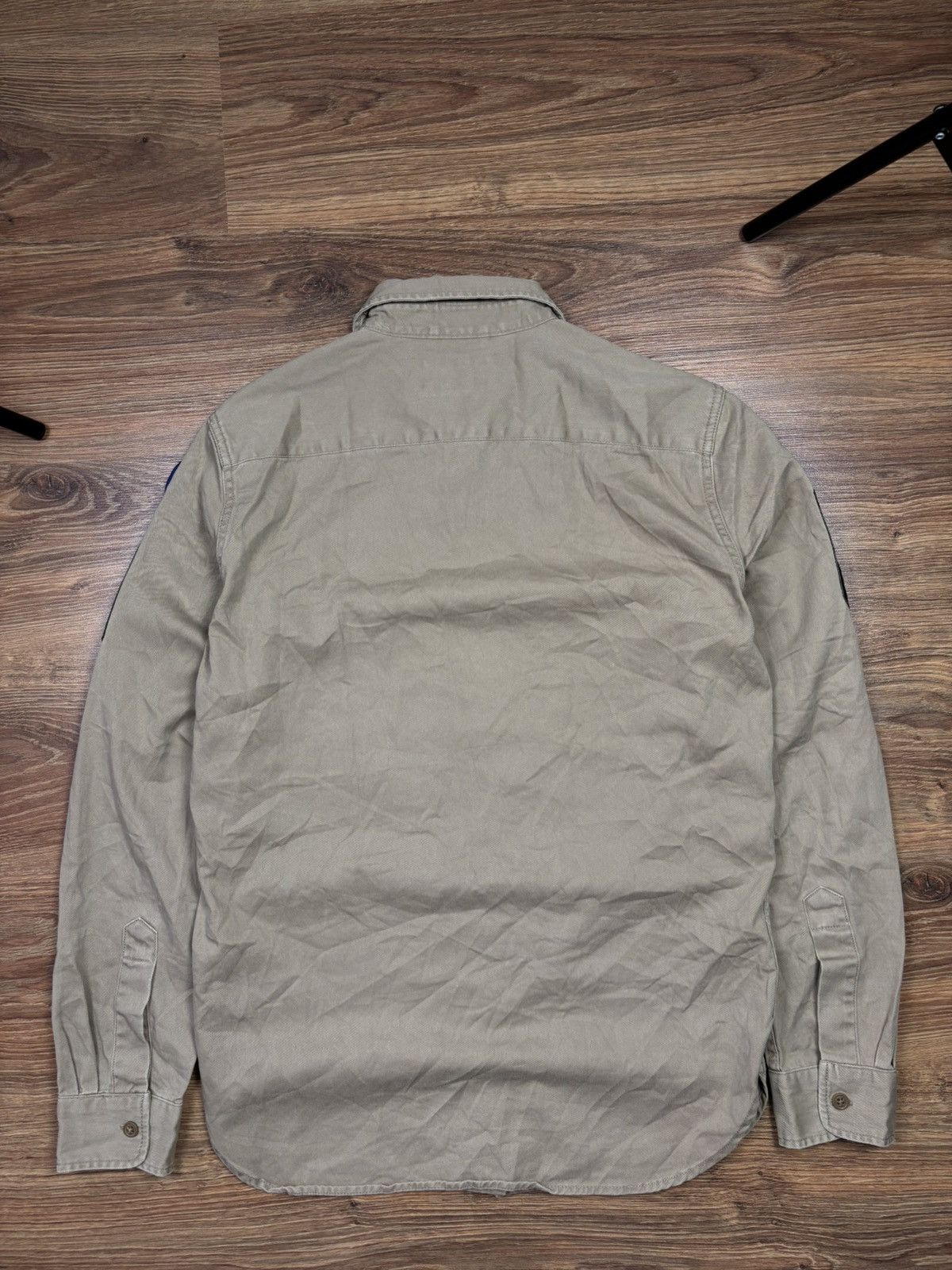 Denim & Supply Ralph Lauren Vintage Ralph Lauren Denim & Supply Patched Military Shirt Size US S / EU 44-46 / 1 - 13 Thumbnail