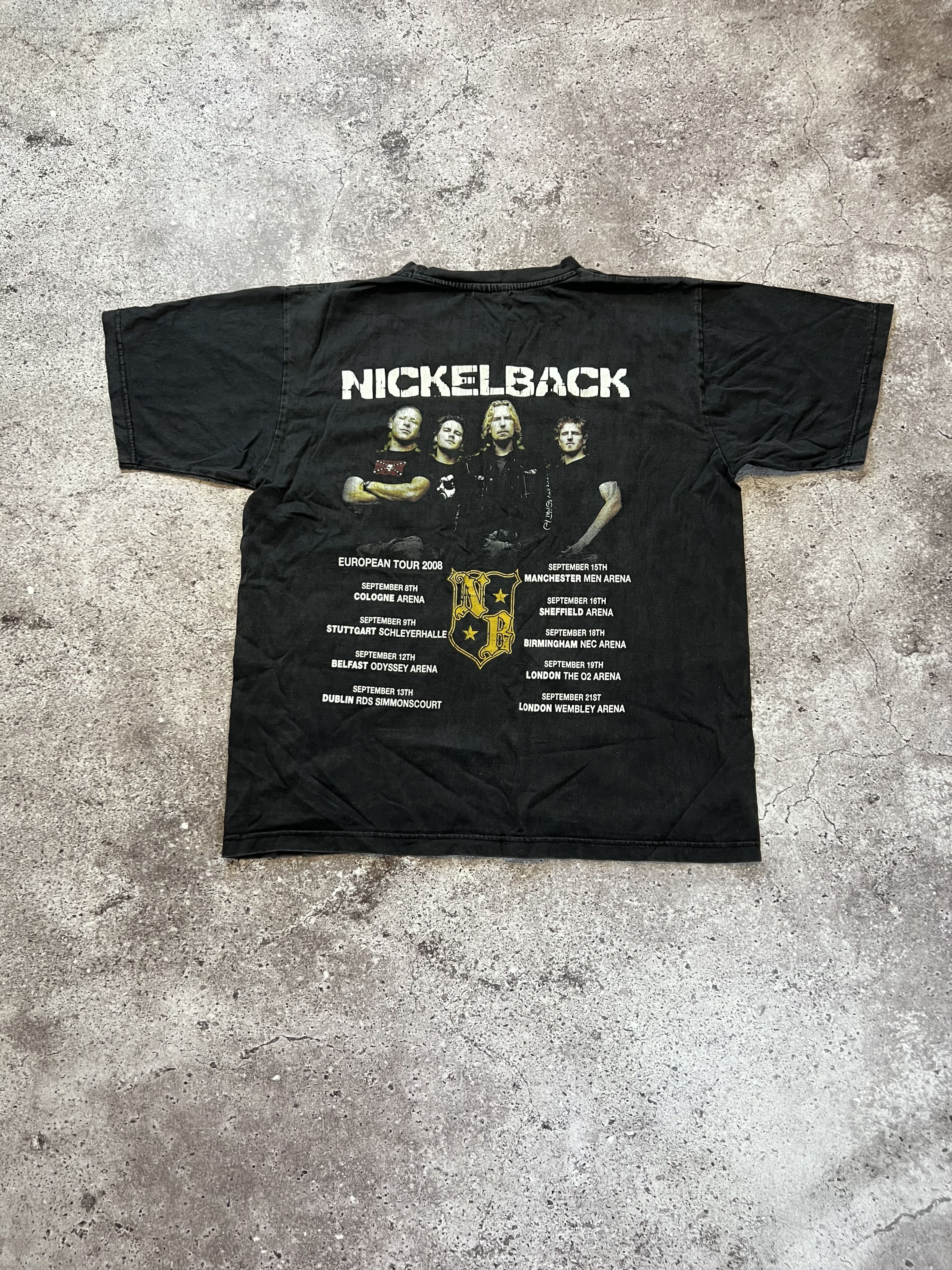 Band Tees Vintage 90s Nickelback band tee big logo streetwear size S Size US S / EU 44-46 / 1 - 2 Thumbnail