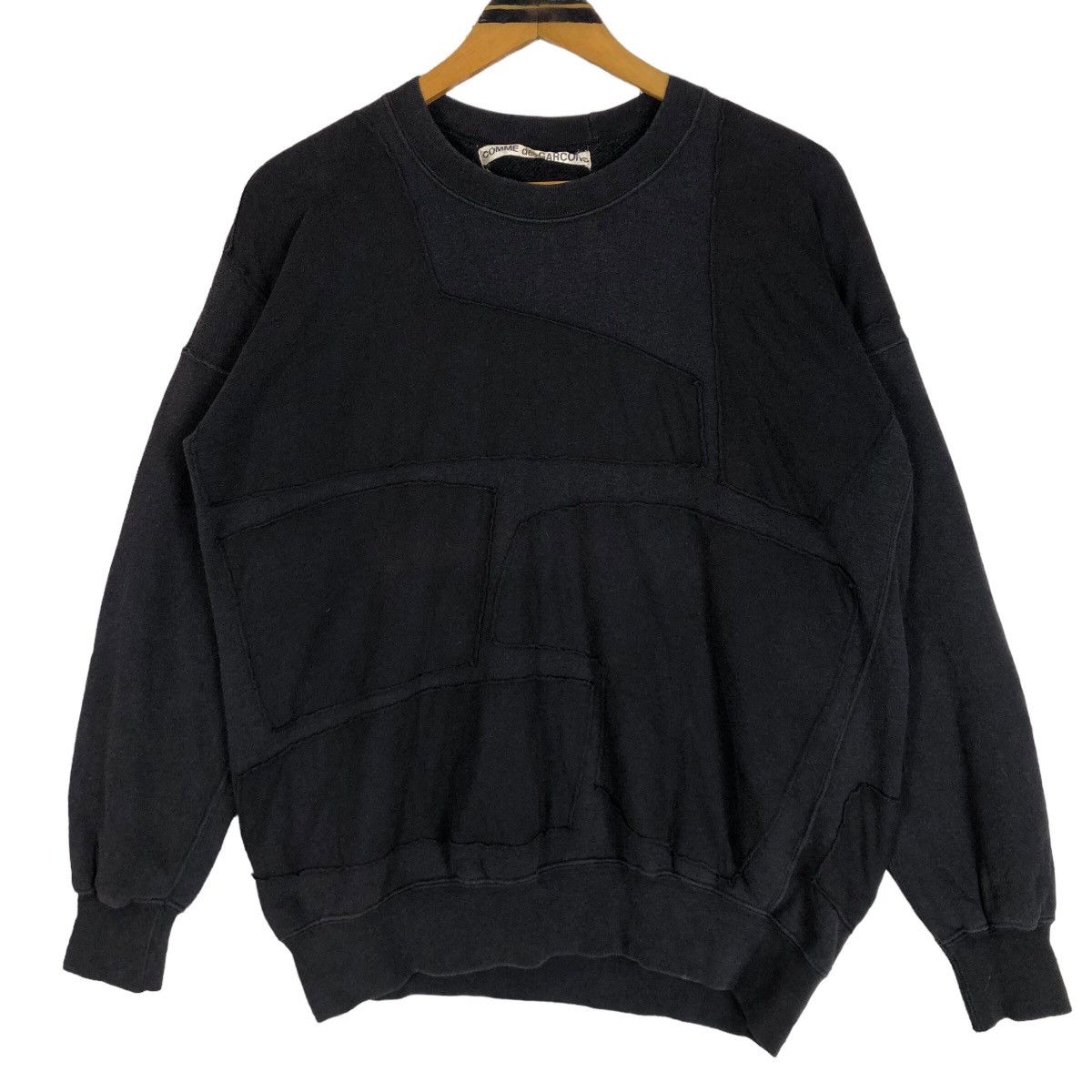 Comme des Garcons Vintage Comme Des Garcons Crewneck Patchwork Sweatshirt Size US L / EU 52-54 / 3 - 1 Thumbnail