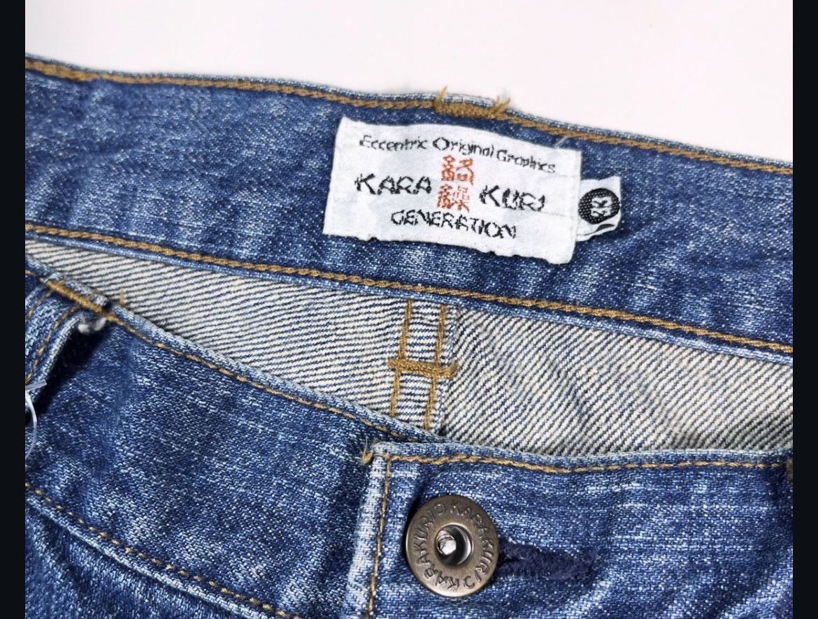 Japanese Brand 2000s Karakuri Multipocket Embroidery Denim y2k Lgb Ifsix Size US 34 / EU 50 - 5 Thumbnail