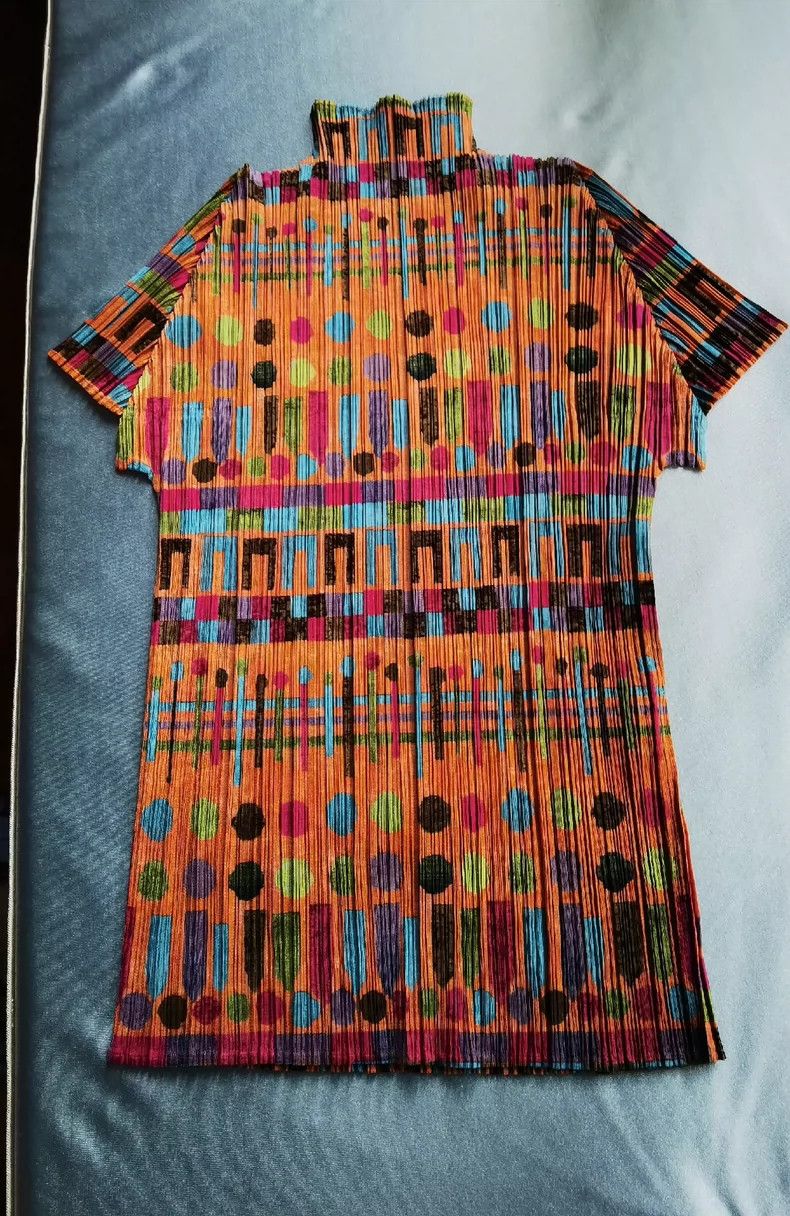Issey Miyake Issey Miyake Orange polka dot top Size XL / US 12-14 / IT 48-50 - 1 Thumbnail