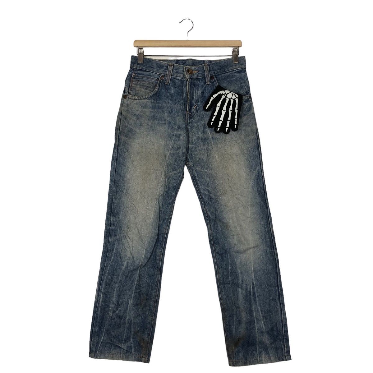 Japanese Brand 🔥90’s Vintage Edwin Denim Jeans Cowboys Design Size US 30 / EU 46 - 2 Thumbnail
