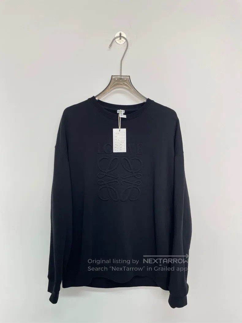 Loewe Loewe Embossed Logo Sweatshirt Black Size L / US 10 / IT 46 - 1 Thumbnail