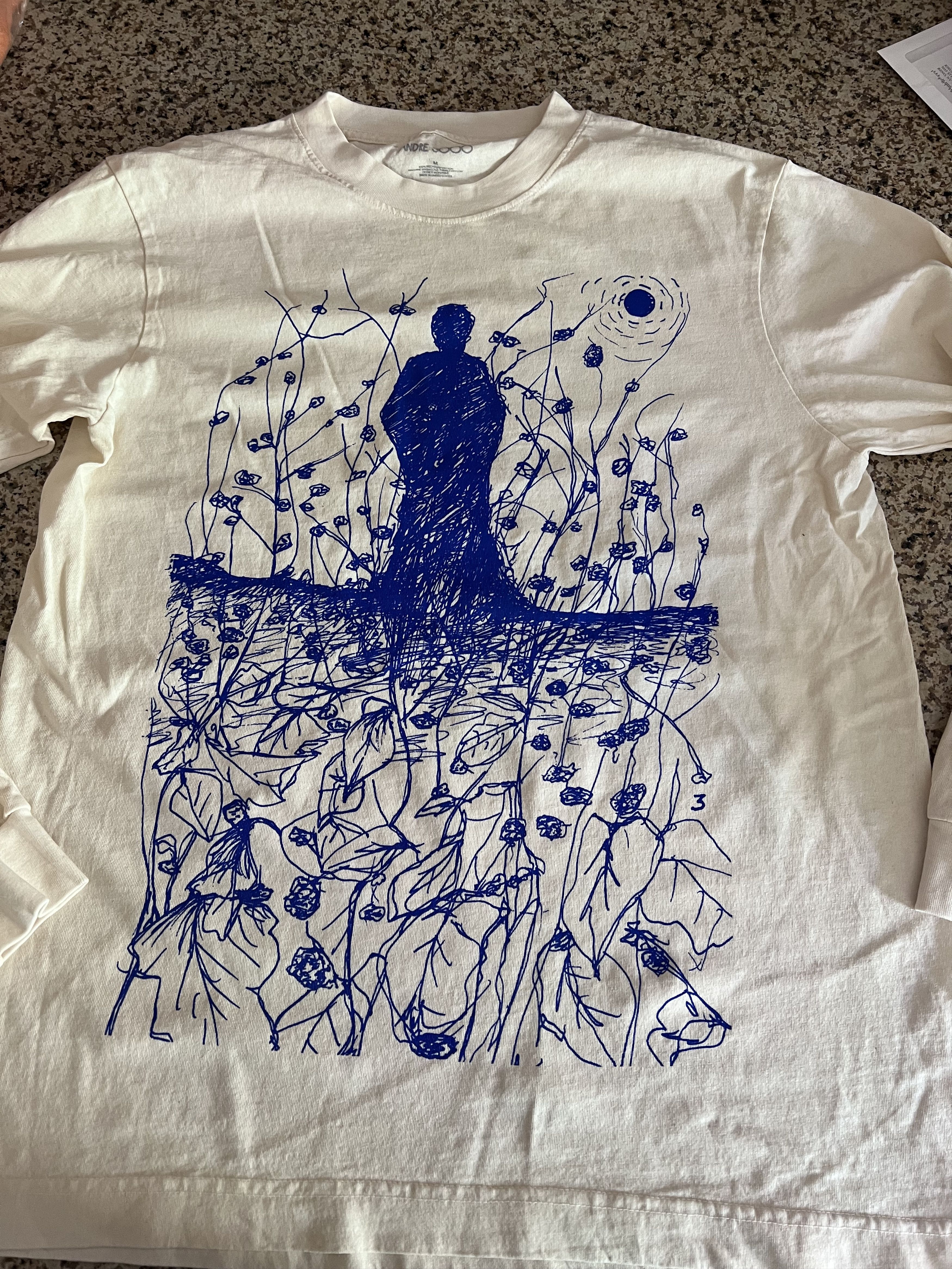 Band Tees André 3000 Sketch Tour Long-Sleeve Size Medium Size US M / EU 48-50 / 2 - 5 Thumbnail