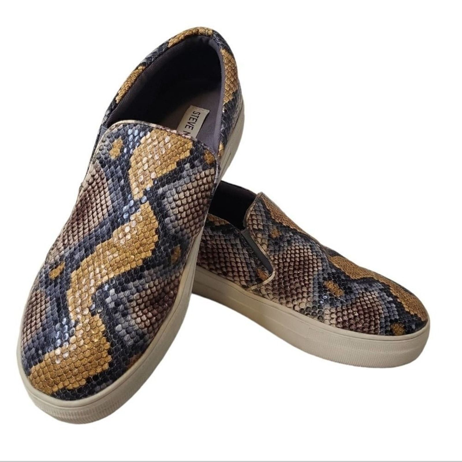 Steve Madden Steve Madden Gillis Snake Print Sneakers Size 7.5 M Size US 7.5 / IT 37.5 - 1 Thumbnail
