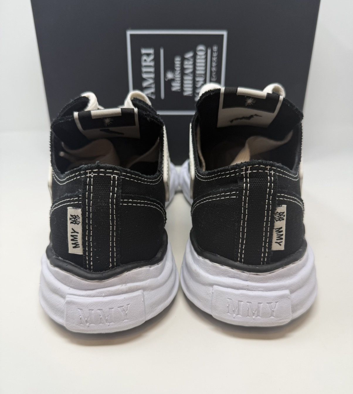 Amiri Amiri x Maison Mihara Yasuhiro Bones Petrson OG Sole Sneaker Size US 12 / EU 45 - 4 Thumbnail