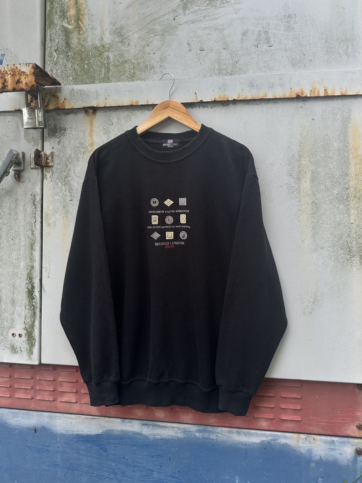 Michiko Koshino London 👹Michiko Kochino London Embroidery Crewneck Size US M / EU 48-50 / 2 - 1 Thumbnail