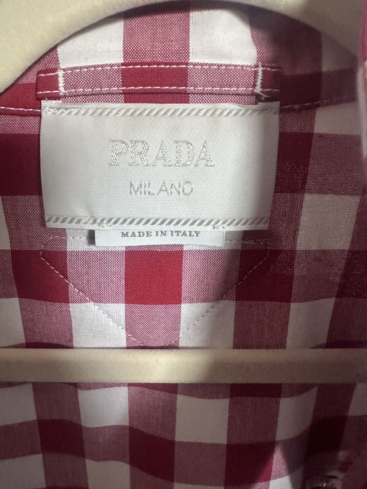 Prada Prada Gingham Blouson Jacket Size US M / EU 48-50 / 2 - 3 Thumbnail