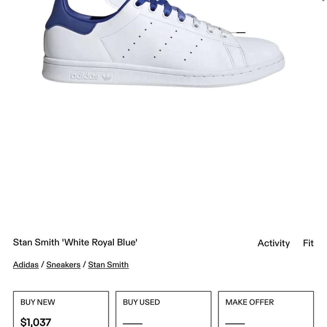 Adidas 2020 adidas stan smith “team royal blue” Size US 12 / EU 45 - 7 Thumbnail