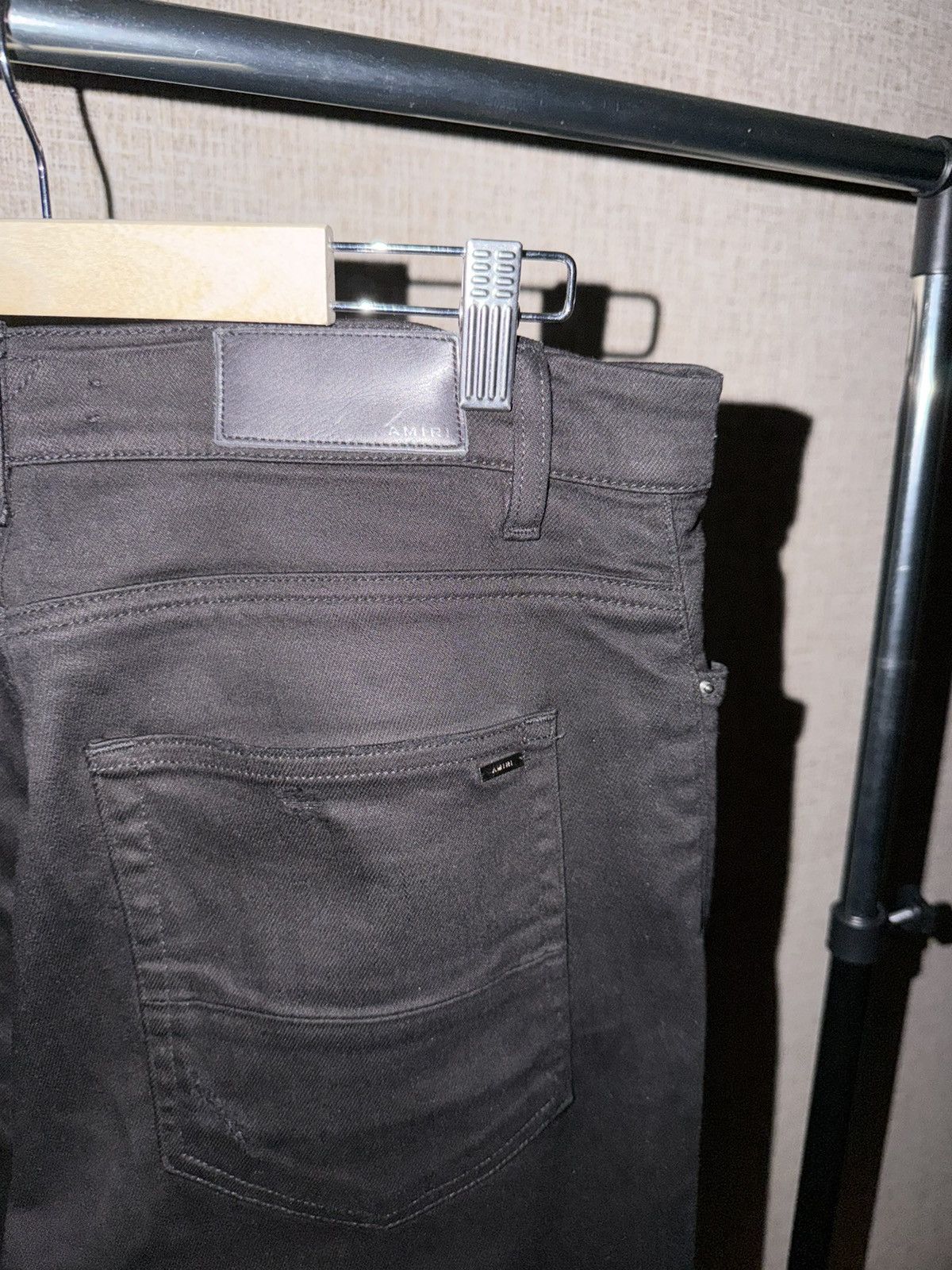 Amiri AMIRI DISTRESSED BLACK JEANS Size US 34 / EU 50 - 9 Thumbnail