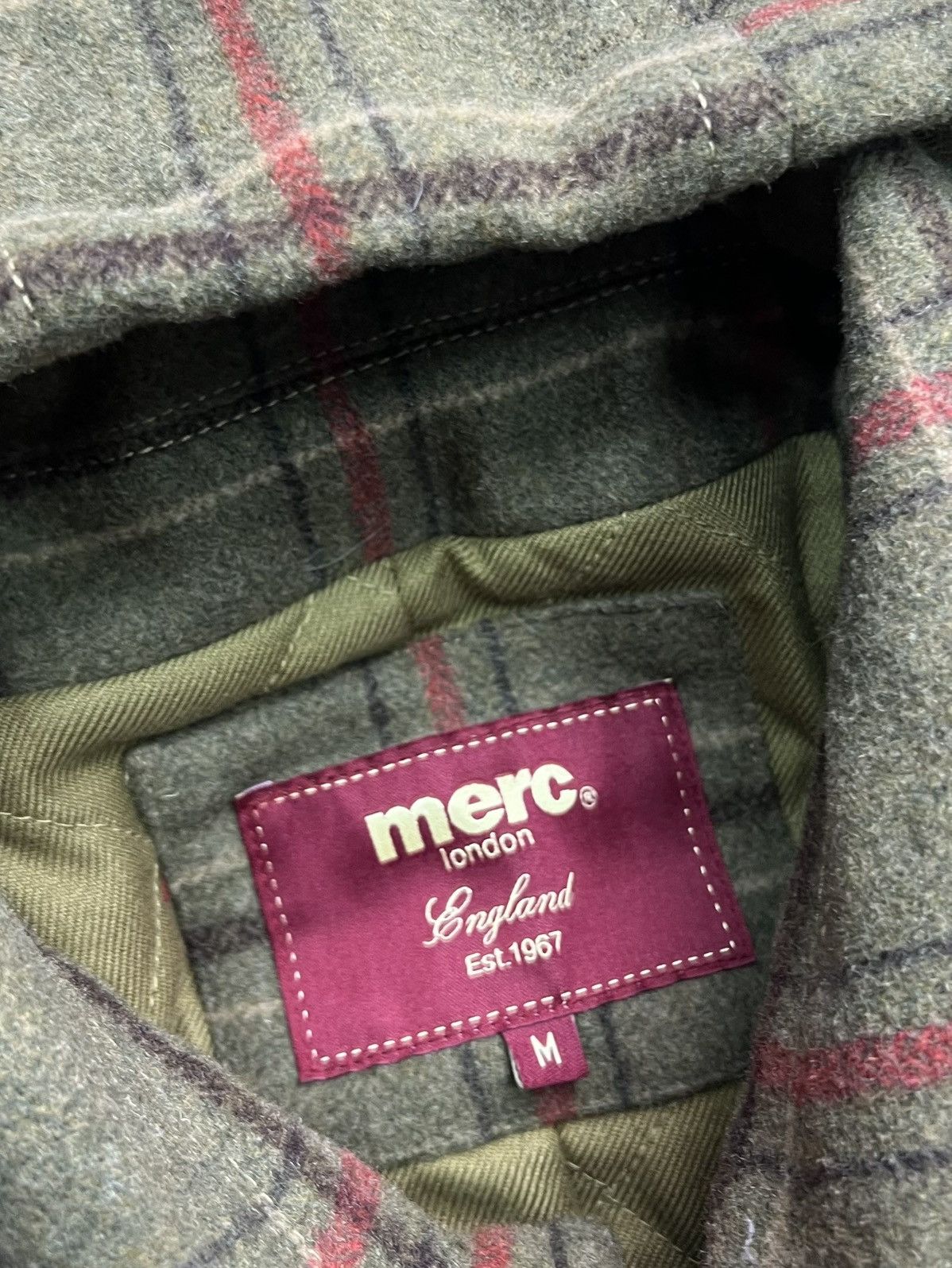 Merc Merc London vintage checked British style duffle coat Size US M / EU 48-50 / 2 - 6 Thumbnail