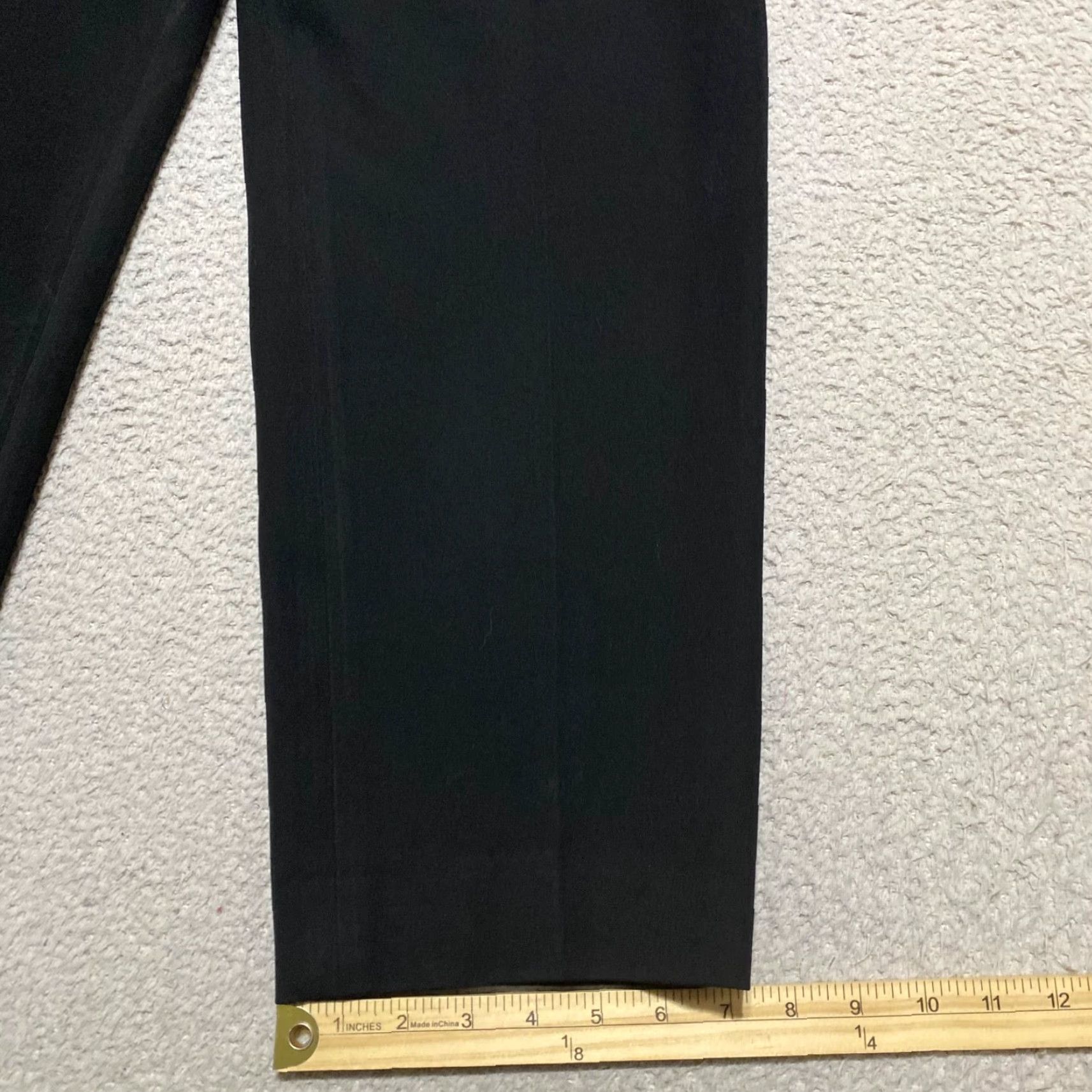 Talbots Talbots Womens Pants Cropped Straight 10P Black High Rise Petites 28 in Inseam 25 in Size 28" / US 6 / IT 42 - 5 Thumbnail