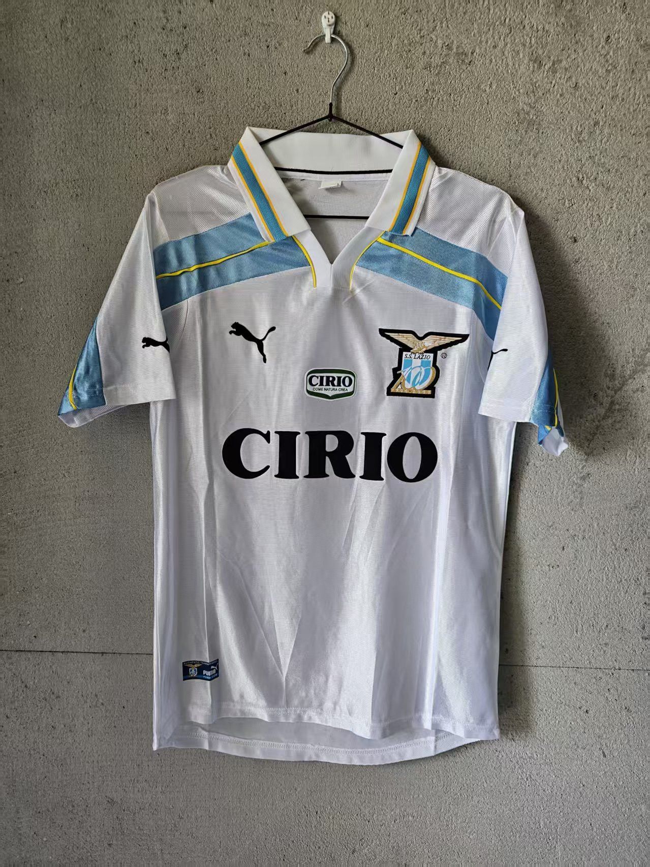 Other Vintage Lazio #10 Hernán Crespo Jersey White Size US S / EU 44-46 / 1 - 1 Thumbnail